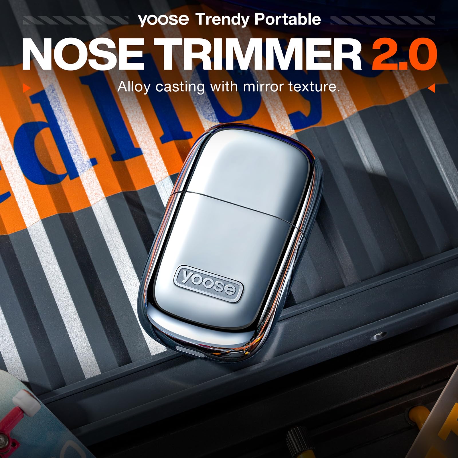 Premium Alloy Nose Hair Trimmer & Mini Shaver Set - Cordless, IPX7 Waterproof, USB-C Rechargeable for Men | Portable Grooming Kit for Travel, Gym & Daily Use | Easy Cleaning & Maintenance