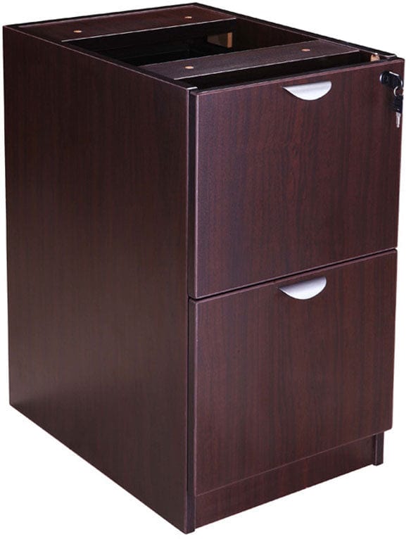 Boss Full Pedestal File Cabinet - 2 Drawer Legal Size File Storage [N176] for Office, Home & Business Organization