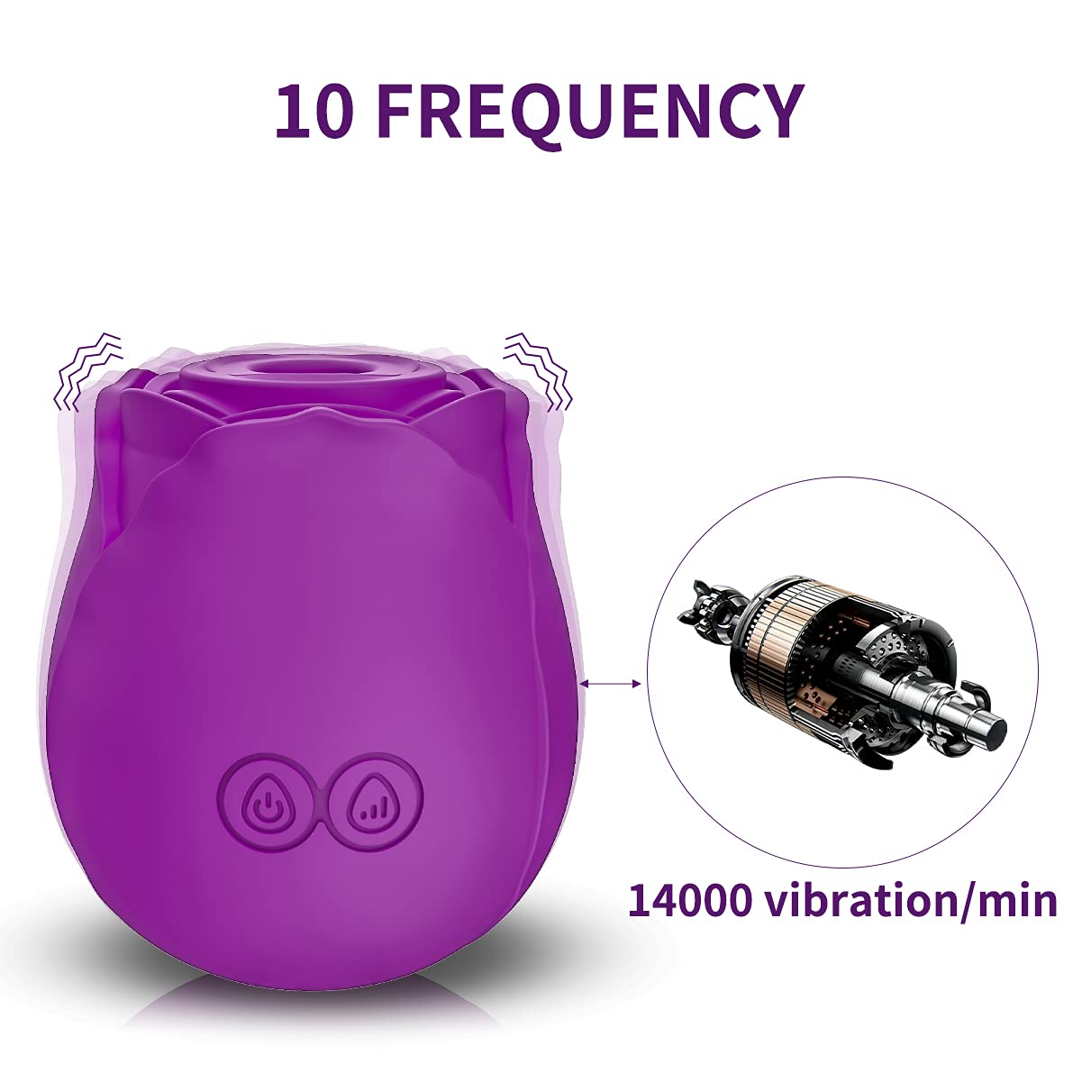 12-Speed Rechargeable Vibrator for Women & Couples - Silent USB Adult Sensory Toy with Rapid Charging - Perfect for Relaxation, Intimacy & Stress Relief