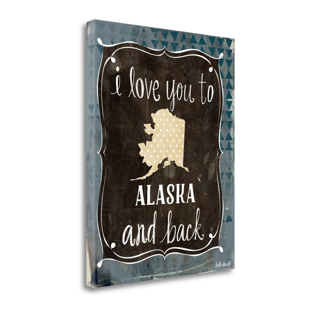 Alaska And Back By Katie Doucette - Premium Fine Art Giclee Print on Gallery Wrap Canvas - Ready to Hang Wall Decor - Perfect for Living Room, Bedroom & Office