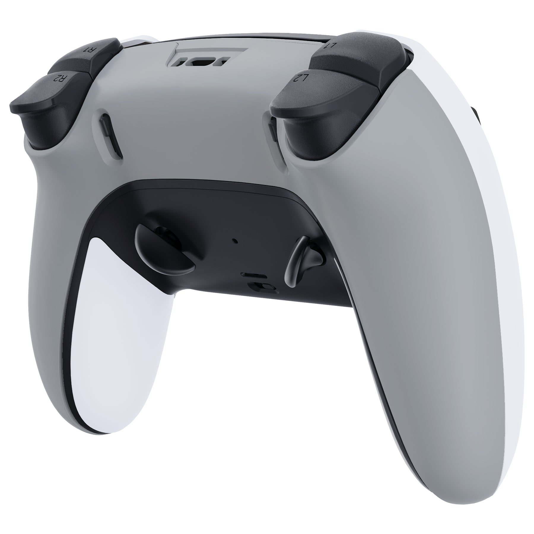 eXtremeRate New Hope Gray PS5 Edge Controller Back Housing & Bottom Shell - DIY Replacement Cover for Customization | Perfect for Gaming, Modding & Controller Repair