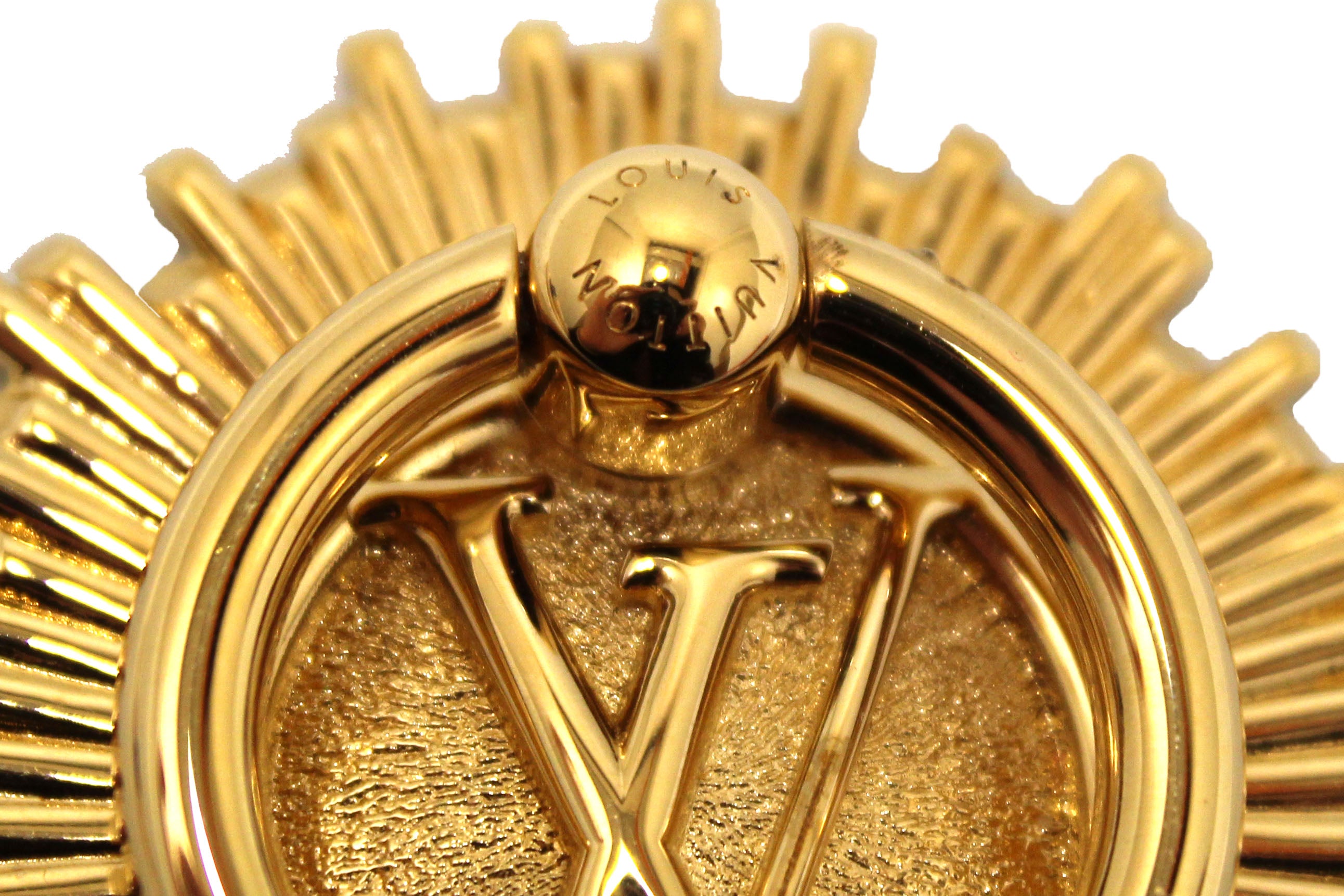 Authentic Louis Vuitton Vendome Gold-Tone Phone Ring Holder - Luxury Phone Grip for iPhone & Samsung - Perfect for Hands-Free Selfies, Video Calls & Secure Phone Handling