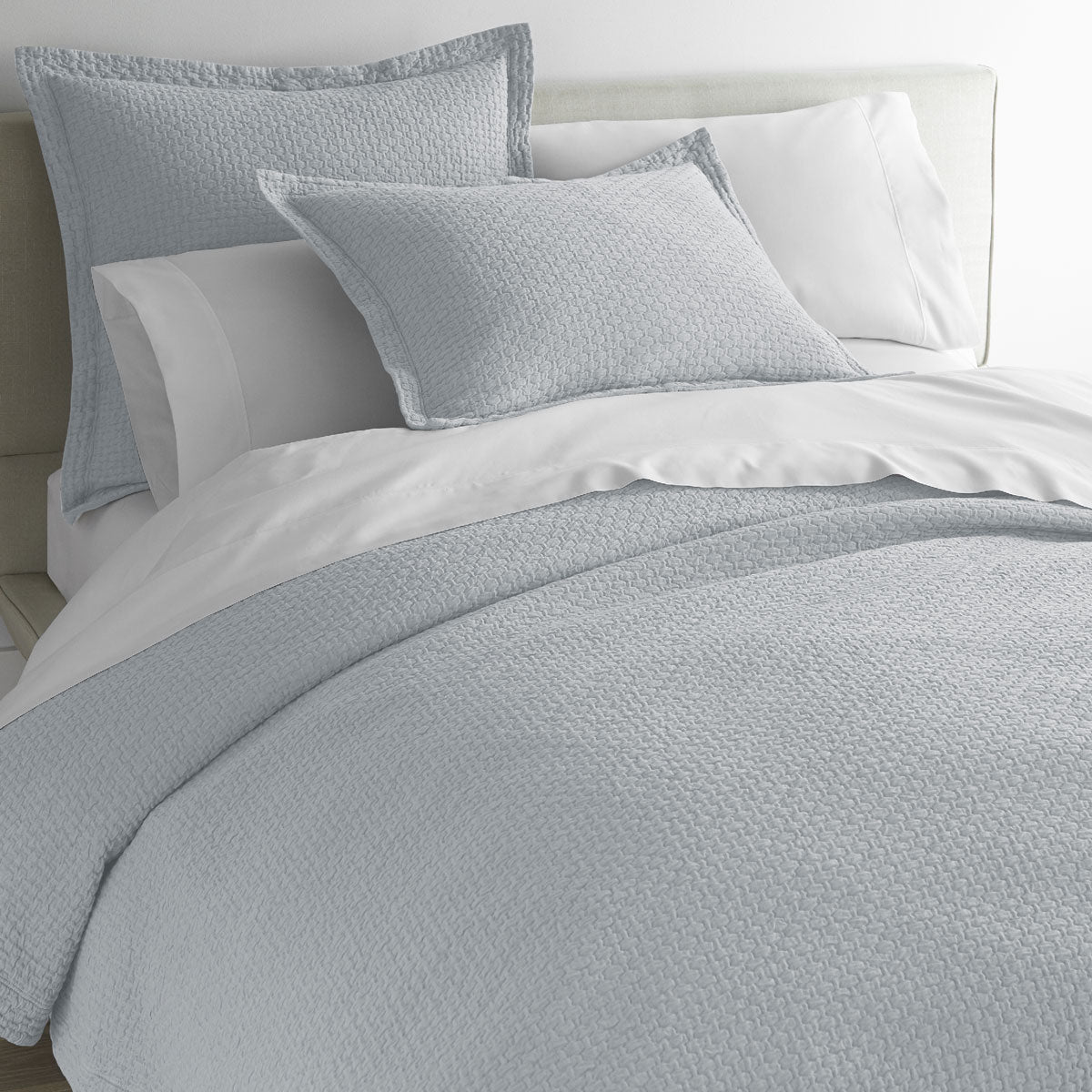 Juliet Matelassé Sham - Luxury Quilted Pillow Cover for Bedroom Decor, Home Styling & Elegant Interior Design
