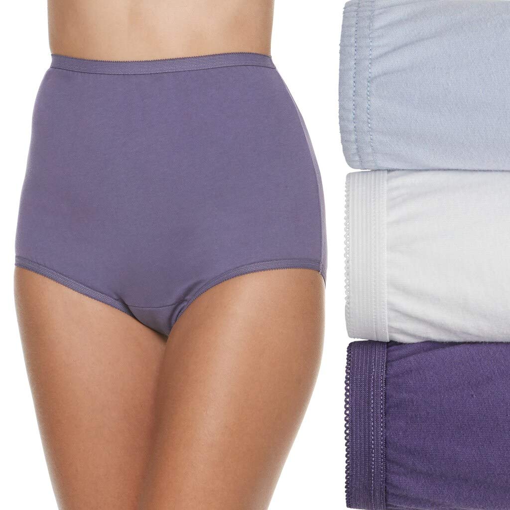 Vanity Fair Women's Perfectly Yours Tailored Ravissant Brief Underwear (3 Pack) - Comfortable Everyday Wear for Work & Leisure