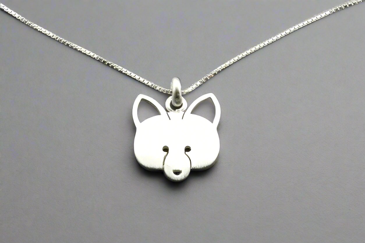 Sterling Silver Fox Pendant Necklace - Elegant Animal Jewelry for Women, Perfect for Gifts, Parties & Everyday Wear
