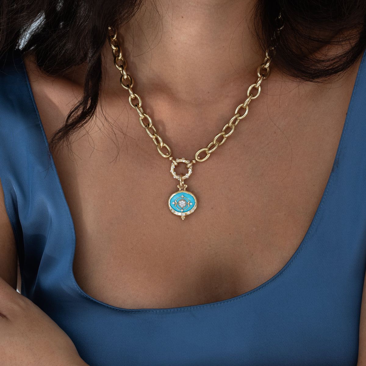 Elegant Aria Necklace for Women - Sterling Silver Pendant with Cubic Zirconia - Perfect for Weddings, Anniversaries & Special Occasions