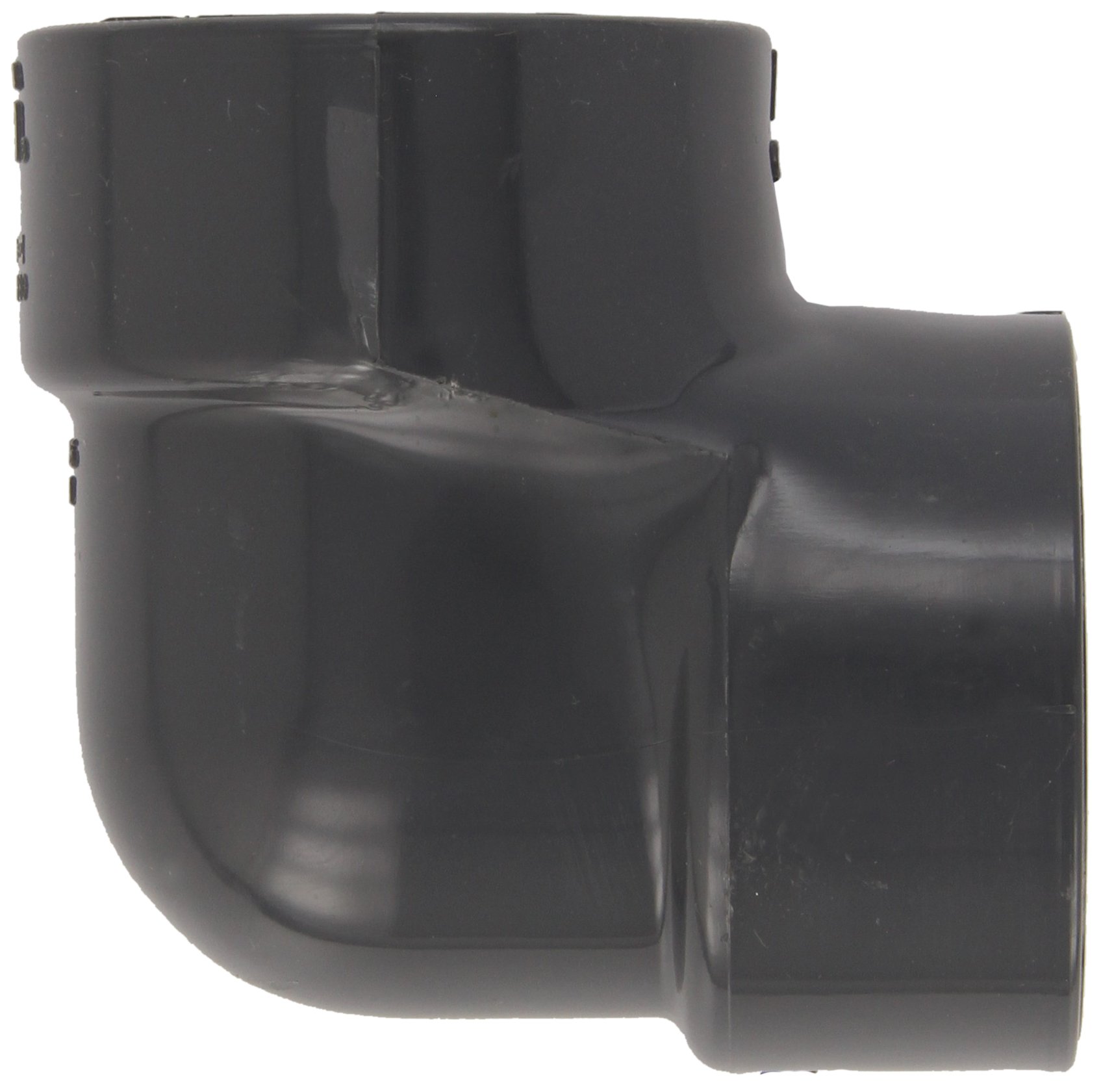 808 Series PVC Pipe Fitting - 90 Degree Elbow, Schedule 80, 1/4