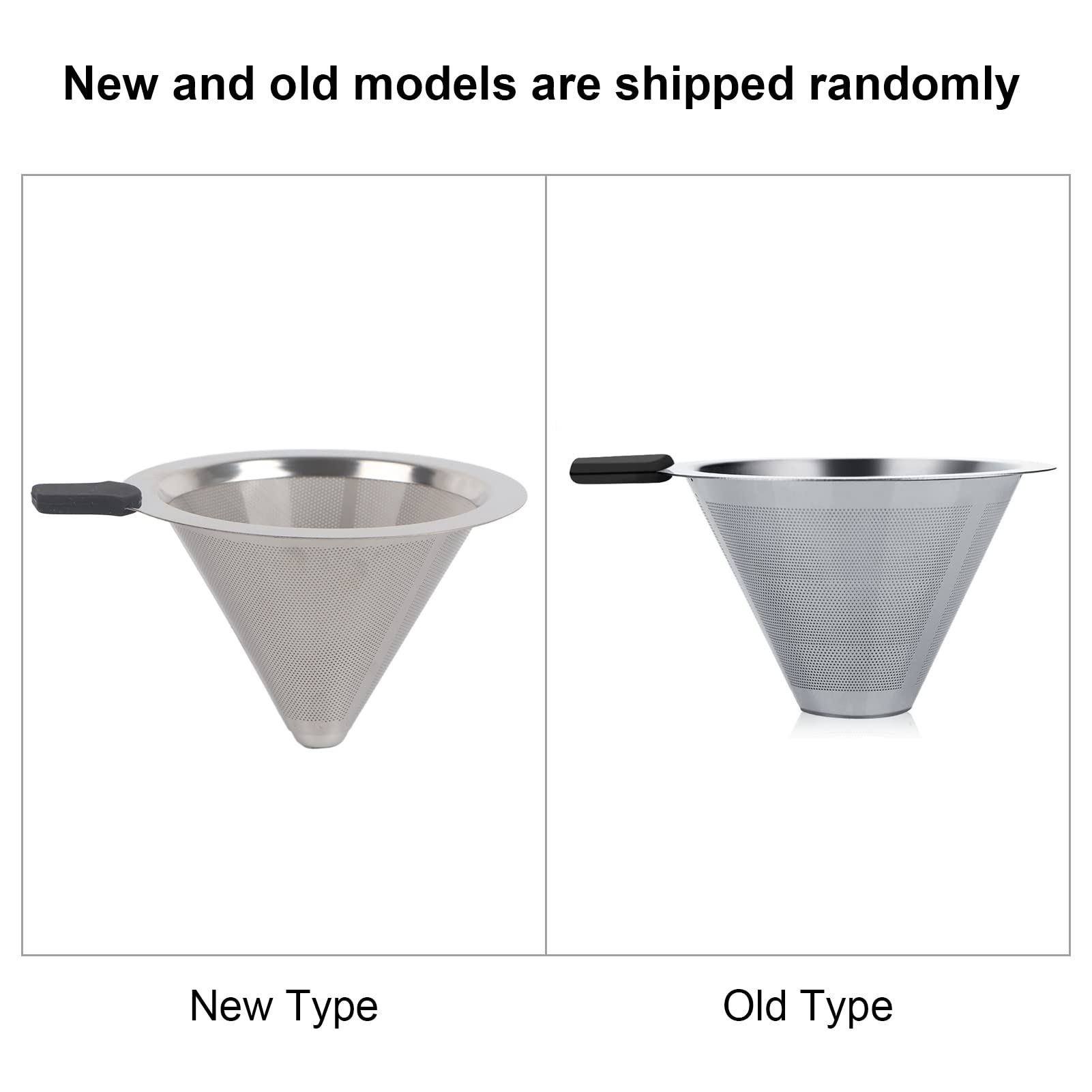 Yosoo 400ml Manual Drip Coffee Maker with Stainless Steel Filter for Home Brewing