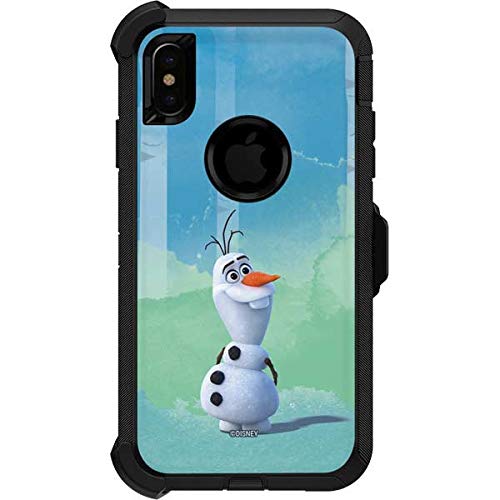 Skinit Decal Phone Skin for OtterBox Defender iPhone Xs Max - Official Disney Frozen II Olaf Design | Protective Vinyl Sticker Wrap for iPhone Xs Max Case | Perfect Gift for Frozen Fans & Disney Lovers