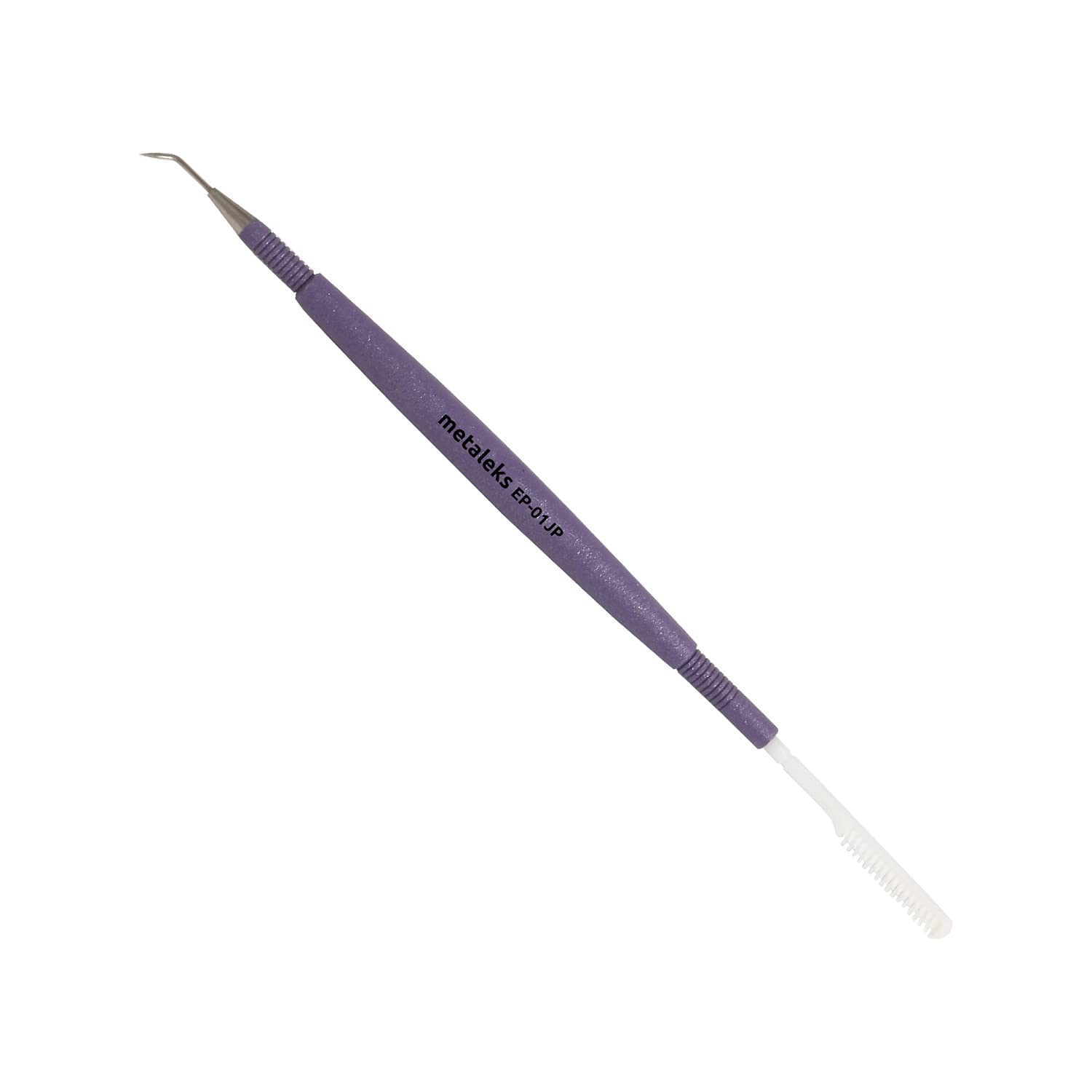 Premium Stainless Steel Eyelash Lifting & Perm Tool with Comb - Hollow Design for Volume Lash Lifting, Separating & Styling - Metallic Purple Powder Coated (Perfect for Salon Professionals & DIY Lash Enthusiasts)