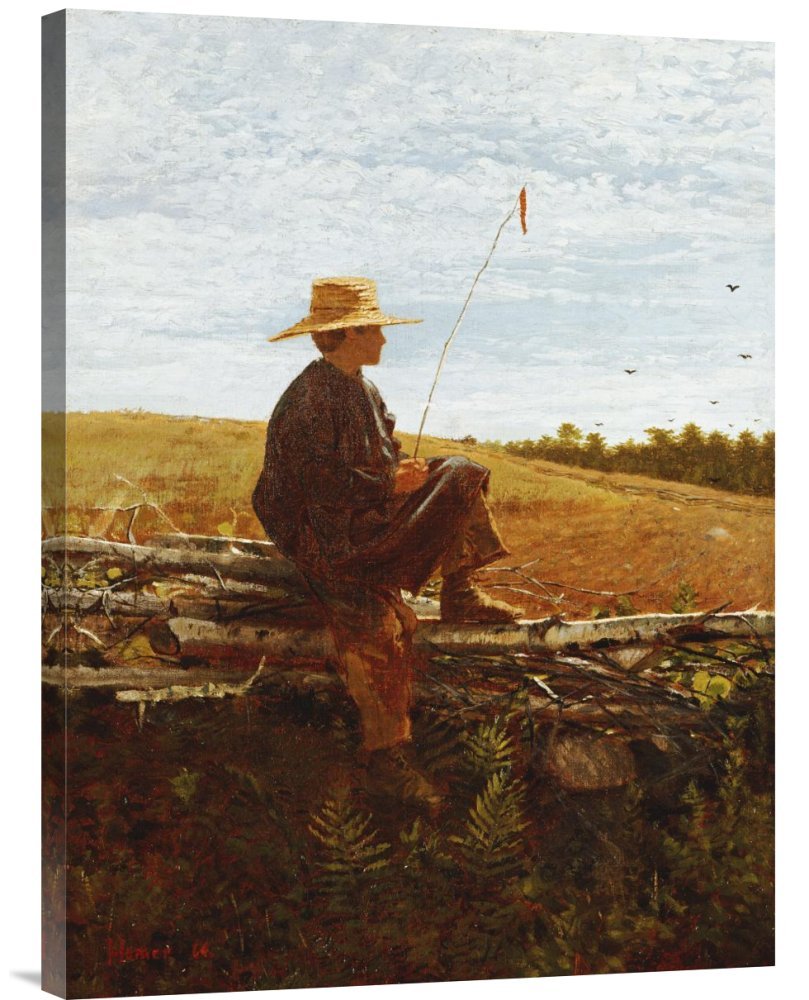 Winslow Homer 'On Guard' Gallery Wrap Giclee Canvas Wall Art Print - Premium Budget Home Decor for Living Room, Bedroom & Office