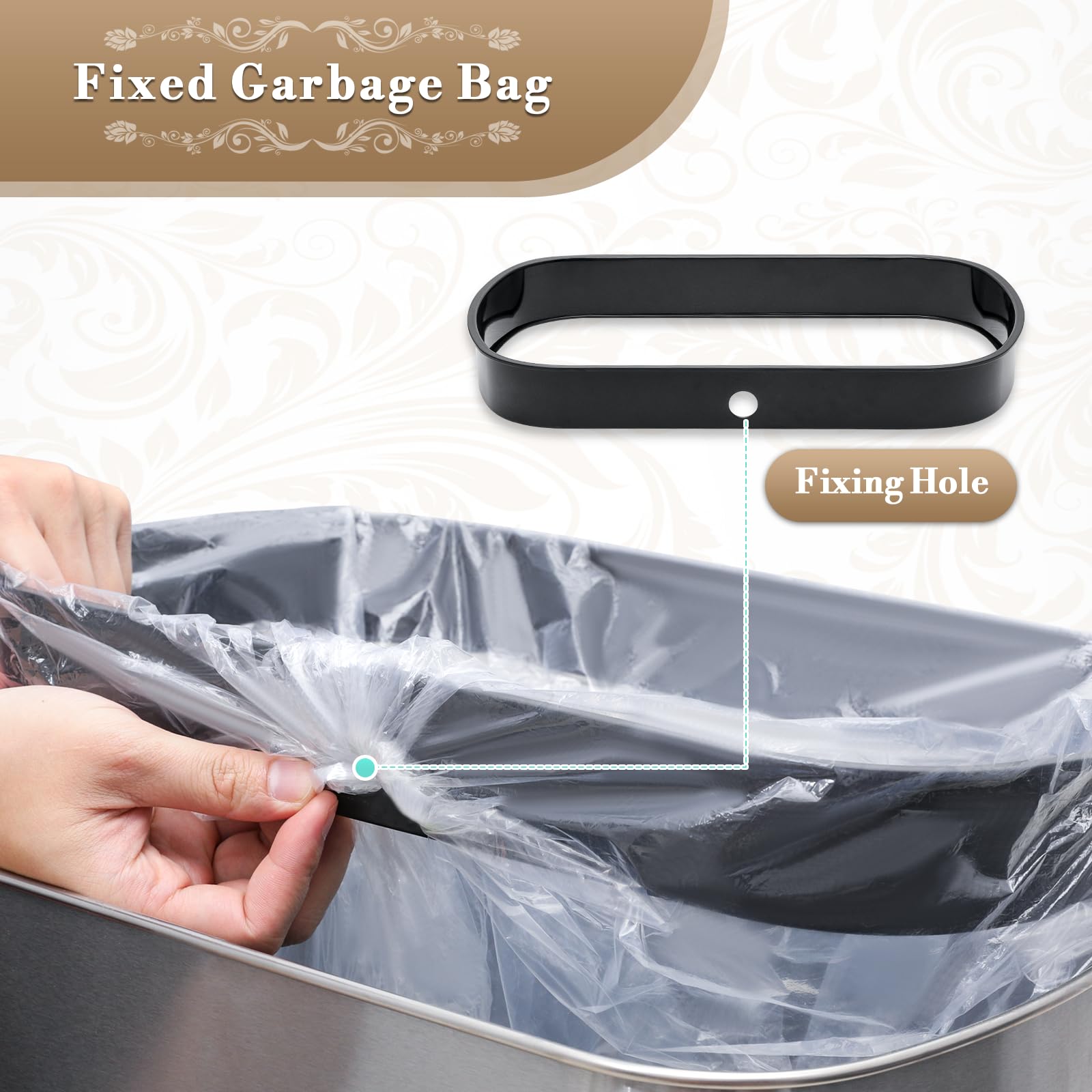 Automatic Motion Sensor Trash Can - 13 Gallon/50L Smart Garbage Bin with Lid, Stainless Steel Waste Container for Kitchen, Bathroom, Office, Living Room & Bedroom | Hands-Free Operation, Hygienic Disposal Solution for Home & Commercial Spaces