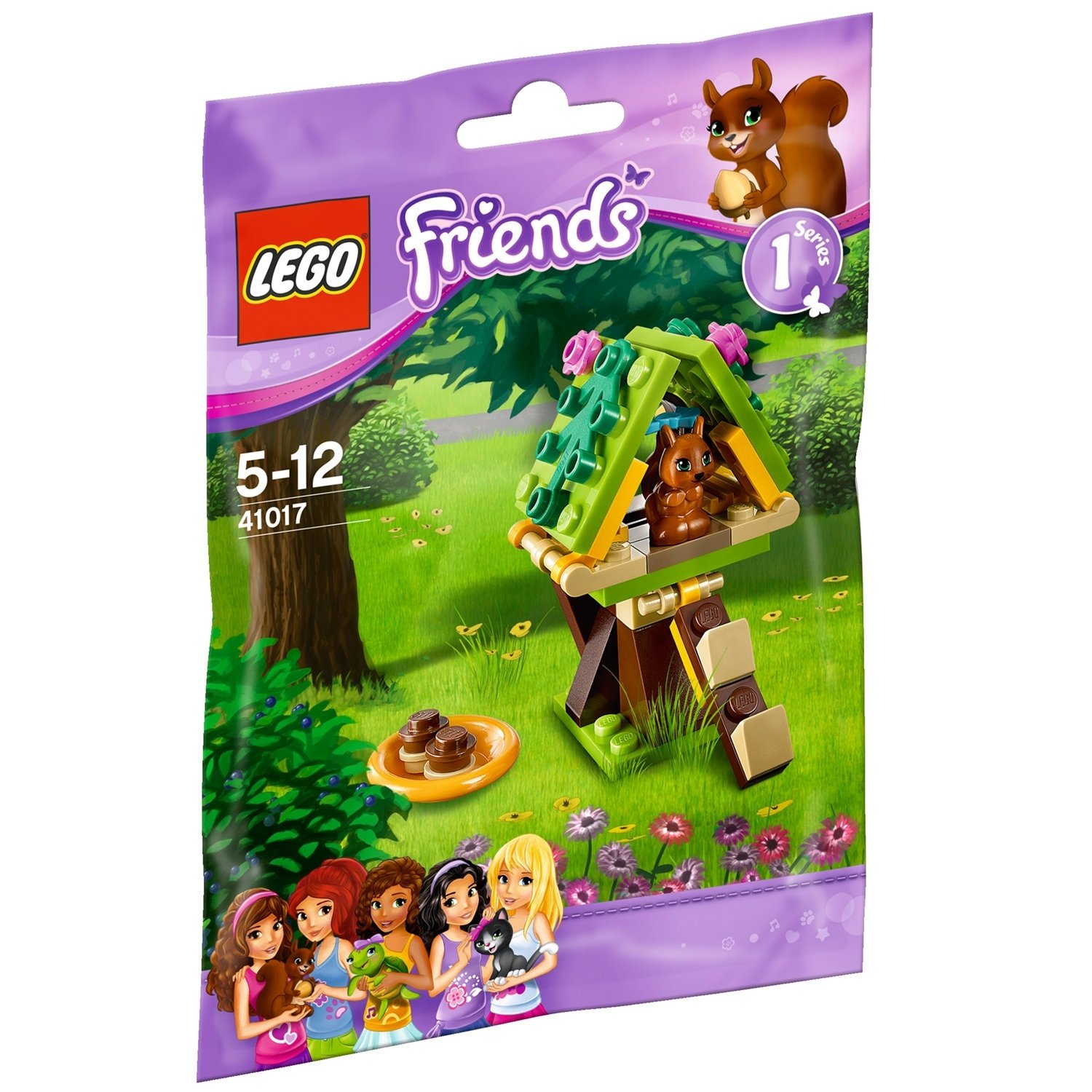 LEGO Friends Squirrel's Tree House Building Toy Set (41017) - Creative Play for Kids Ages 6-12, Perfect for Birthday Gifts & Indoor Activities