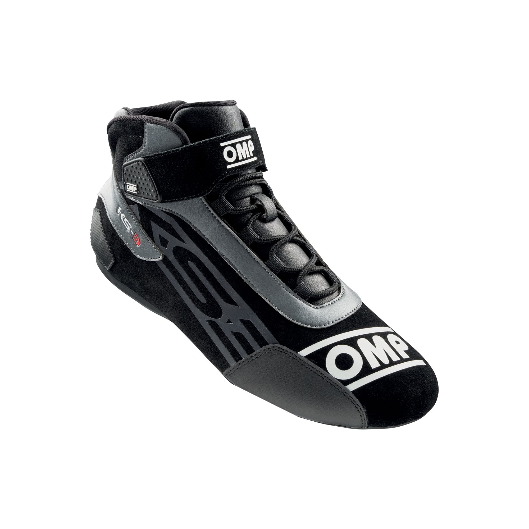OMP Unisex Mid Top Sneakers for Men & Women - Black, Size 9 US - Comfortable Casual Shoes for Walking, Running & Everyday Wear