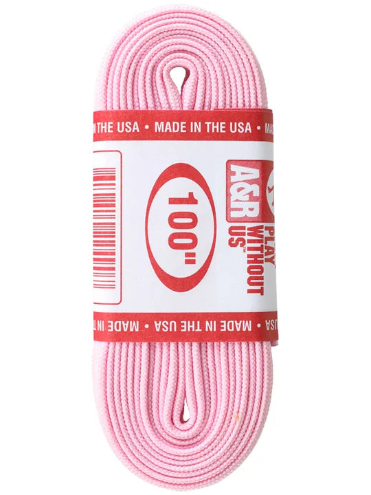 A&R Figure Skating Laces - Premium Pink Ice Skating Shoelaces for Comfort & Performance | Perfect for Competitive Skaters & Practice Sessions
