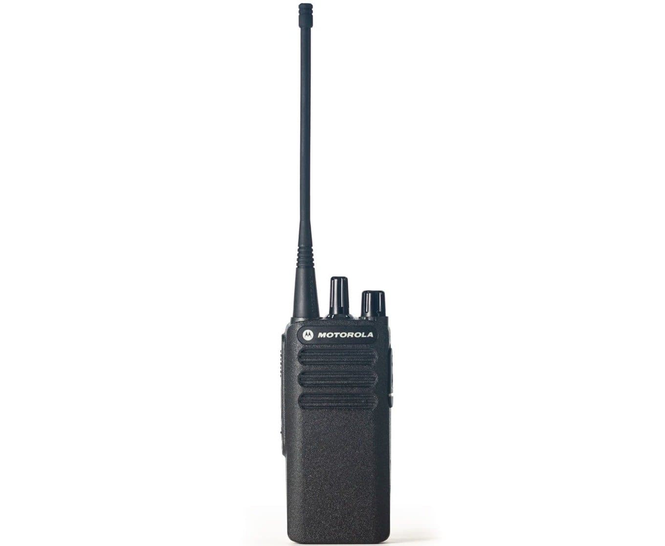 Motorola CP100D Portable Digital Two-Way Radio - Long Range Walkie Talkie for Business, Construction & Outdoor Adventures