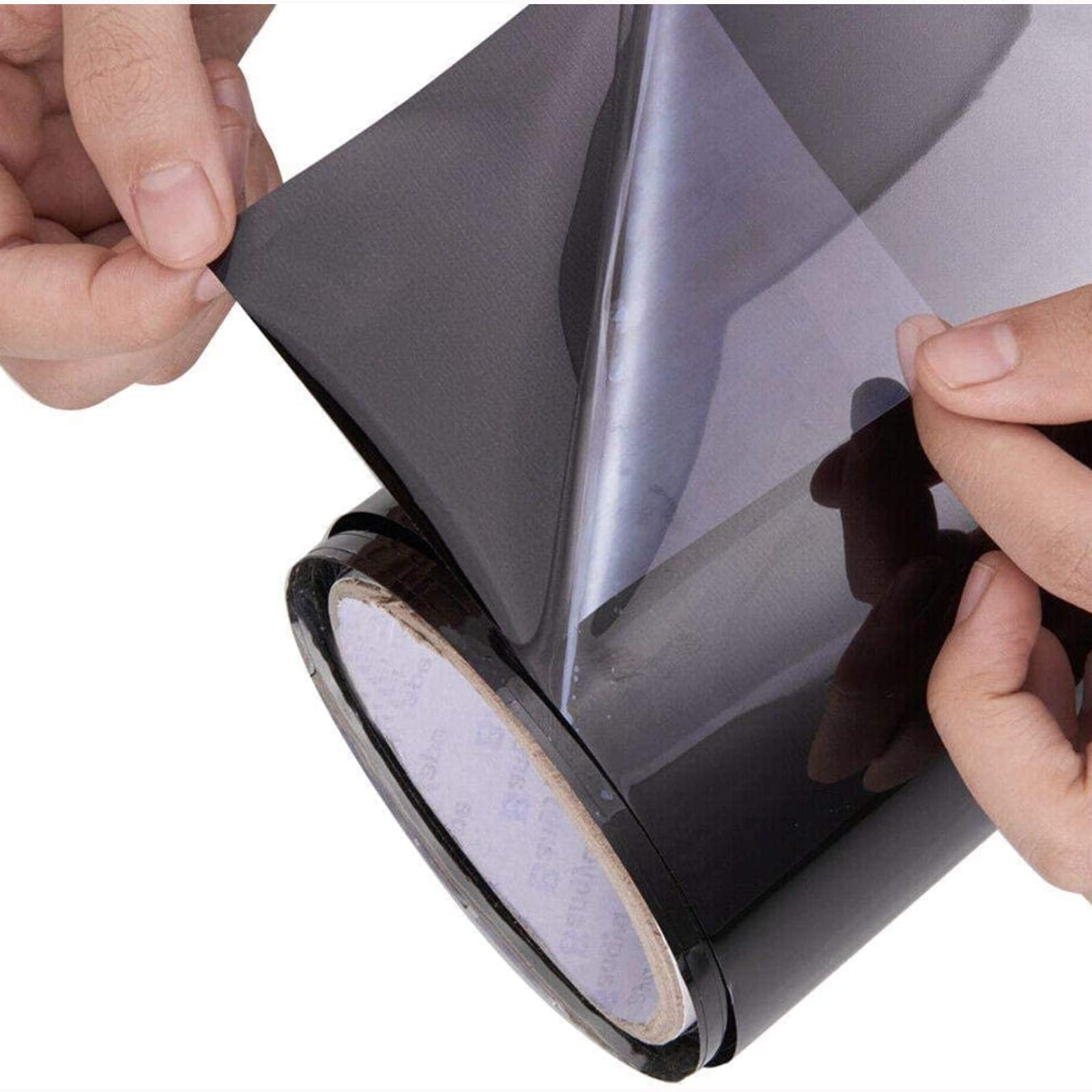 2-Pack Car Front Window Sun Visor Tint Film - Heat Insulating & UV Protection Window Tint Strip (7.8