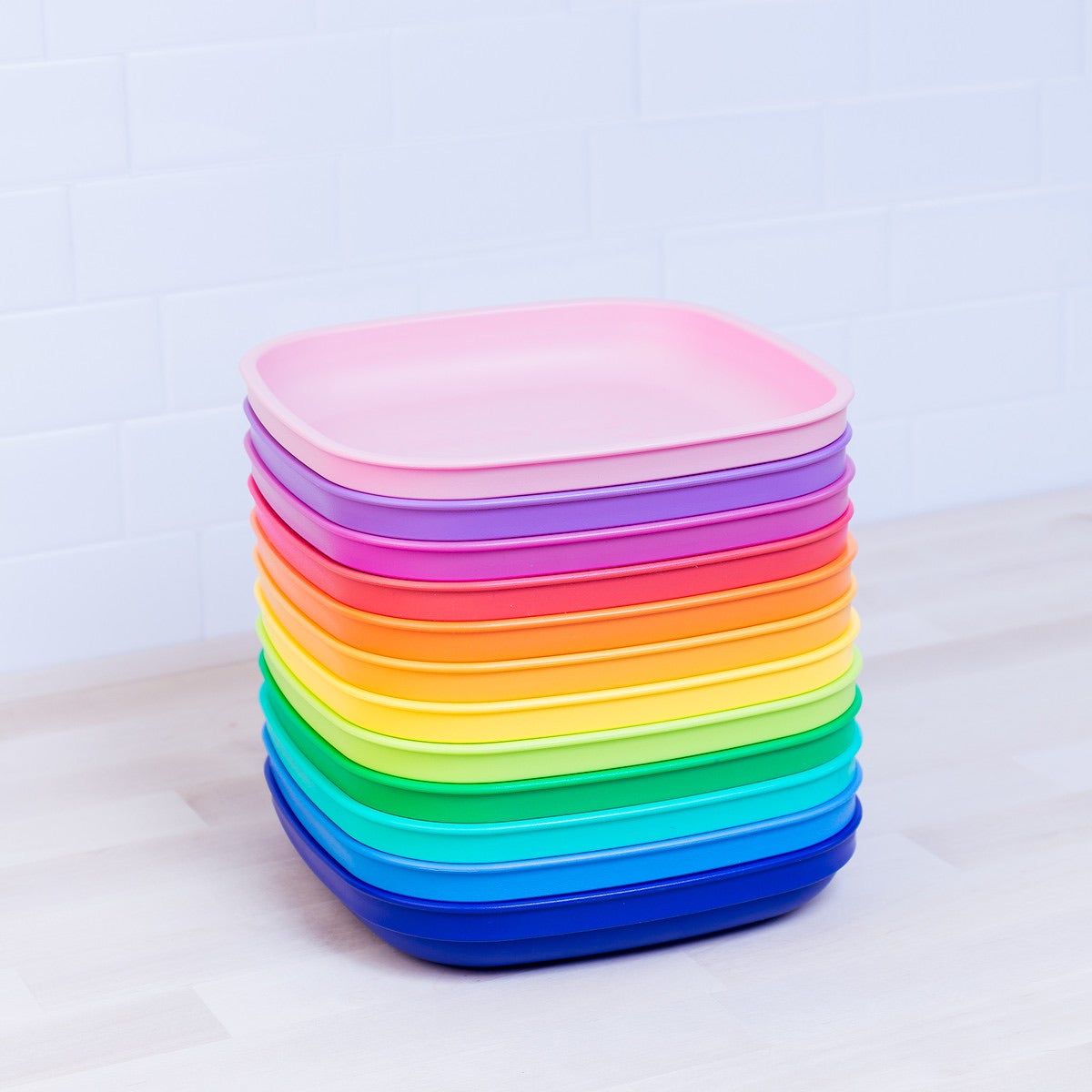 RePlay Recycled Plastic Flat Plate - Large, Durable & Eco-Friendly Dinnerware for Everyday Meals, Picnics, and Outdoor Dining