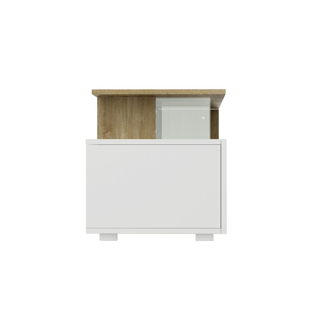 Artiss 180cm White Wood TV Stand Entertainment Center with Storage - Modern TV Cabinet for Living Room, Bedroom & Home Theater Setup