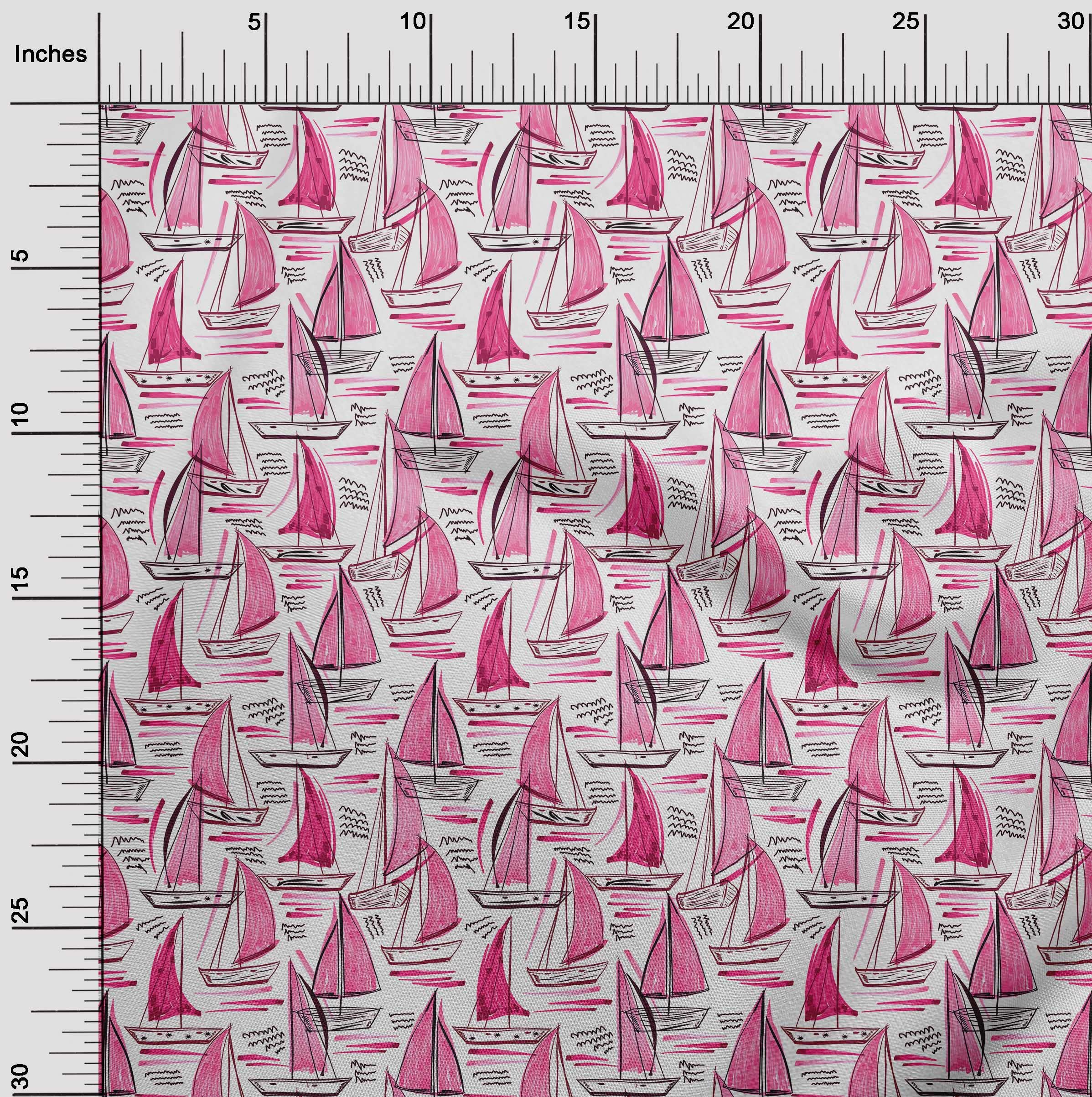 Premium 100% Cotton Cambric Pink Fabric - 56 Inch Wide, Soft & Breathable Material for Beach Dresses, Boat Wear & DIY Sewing Projects | Perfect for Summer Outfits, Swim Cover-Ups & Crafting