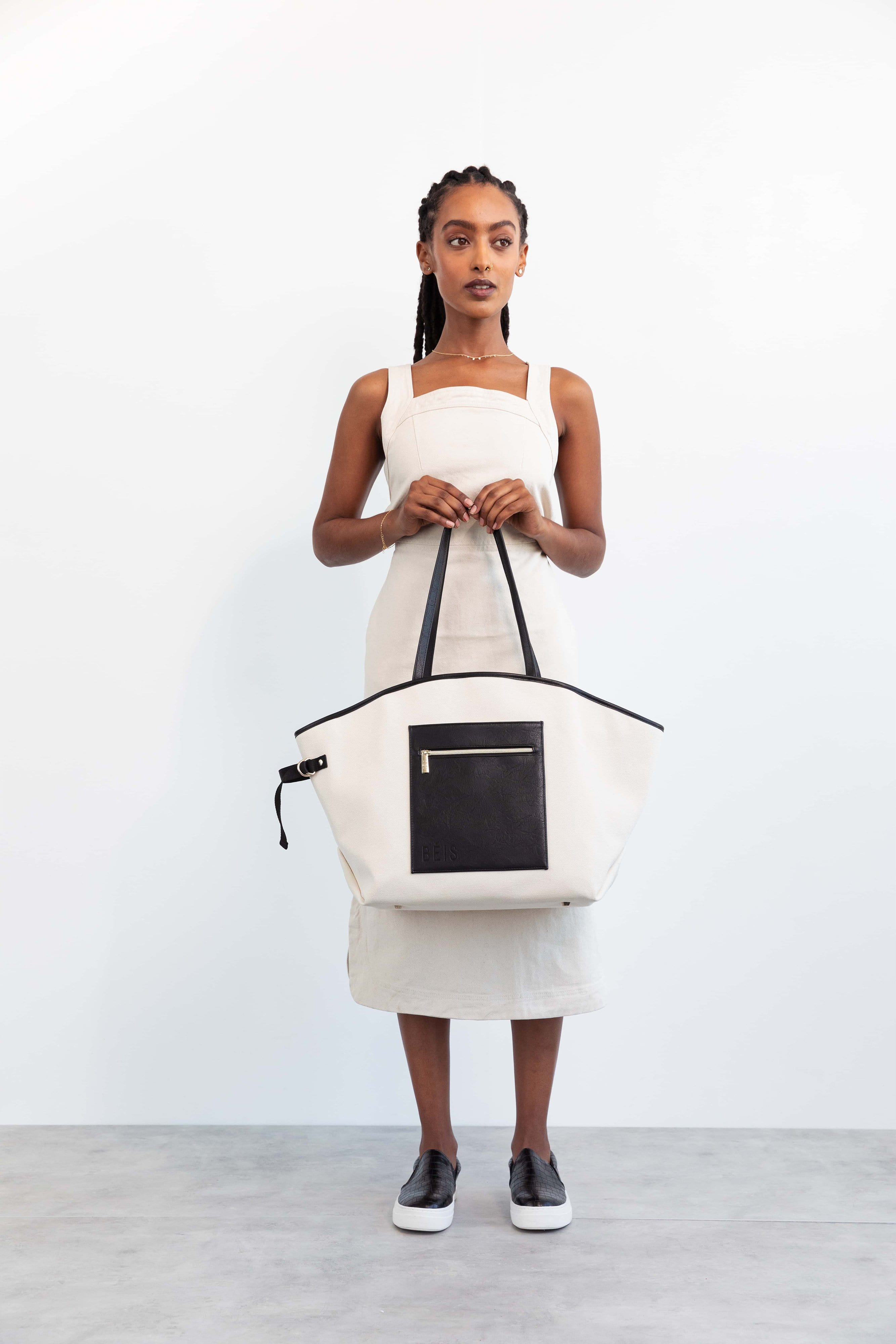 Stylish & Durable Canvas Tote Bag for Women - Eco-Friendly Reusable Shopping & Beach Tote - Perfect for Groceries, Work, Travel & Everyday Use