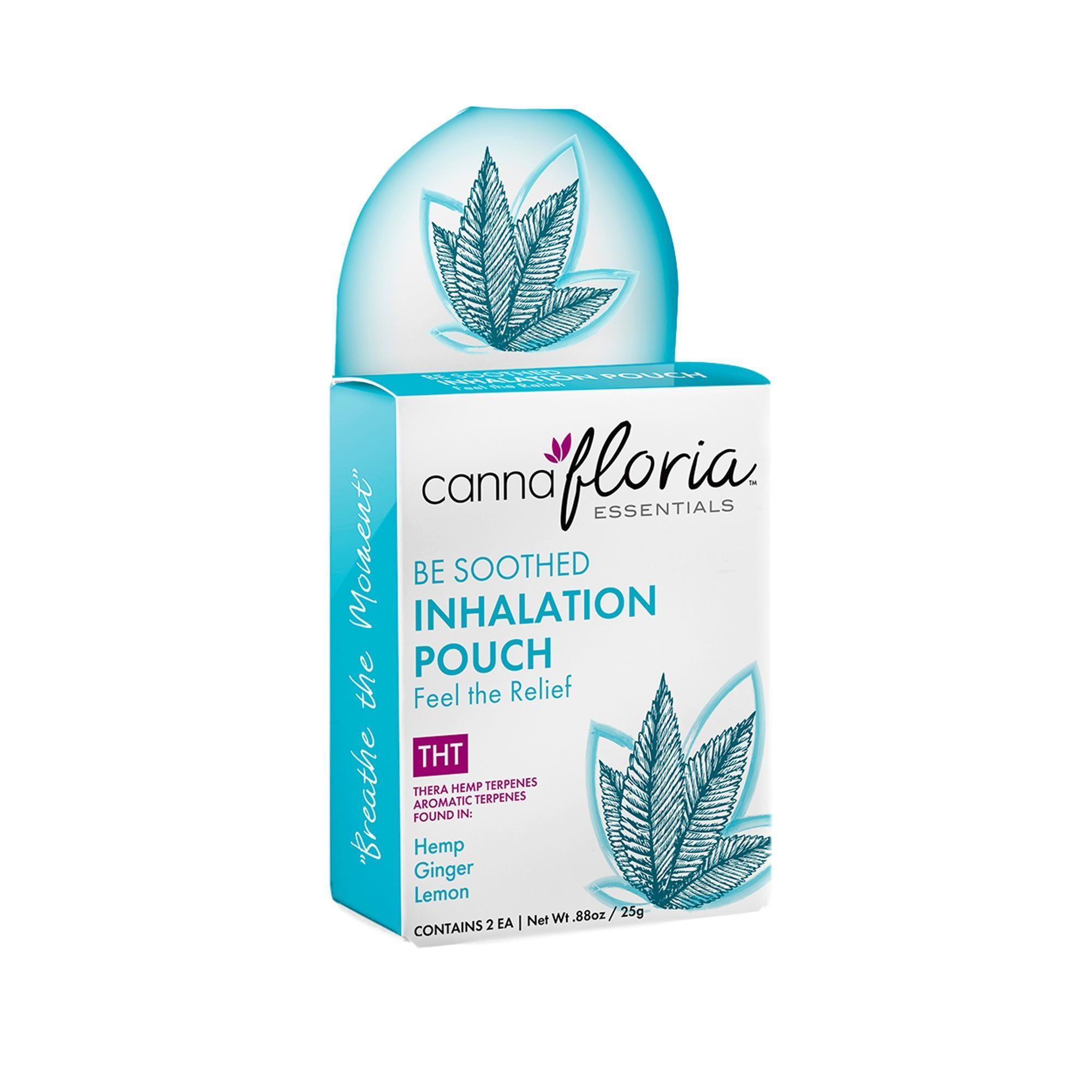 Cannafloria Inhalation Pouches - 2 Pack | Herbal Relaxation & Stress Relief | Perfect for Travel, Work, and On-the-Go Use