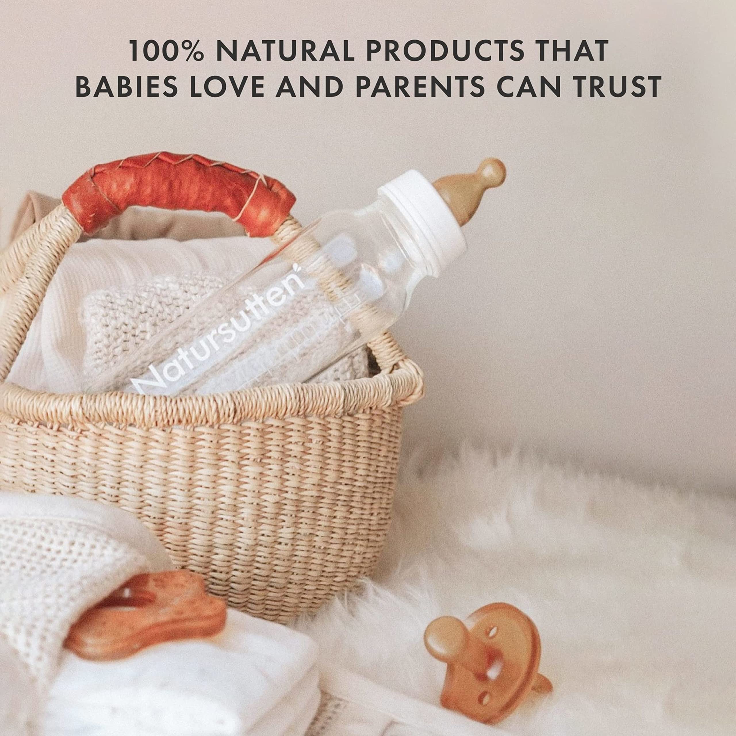 Natursutten PaciPouch - 100% Organic Cotton Pacifier Holder | Washable Soother Case for Babies | Keep Pacifiers Clean On-The-Go | Perfect for Travel, Daycare & Outdoor Activities