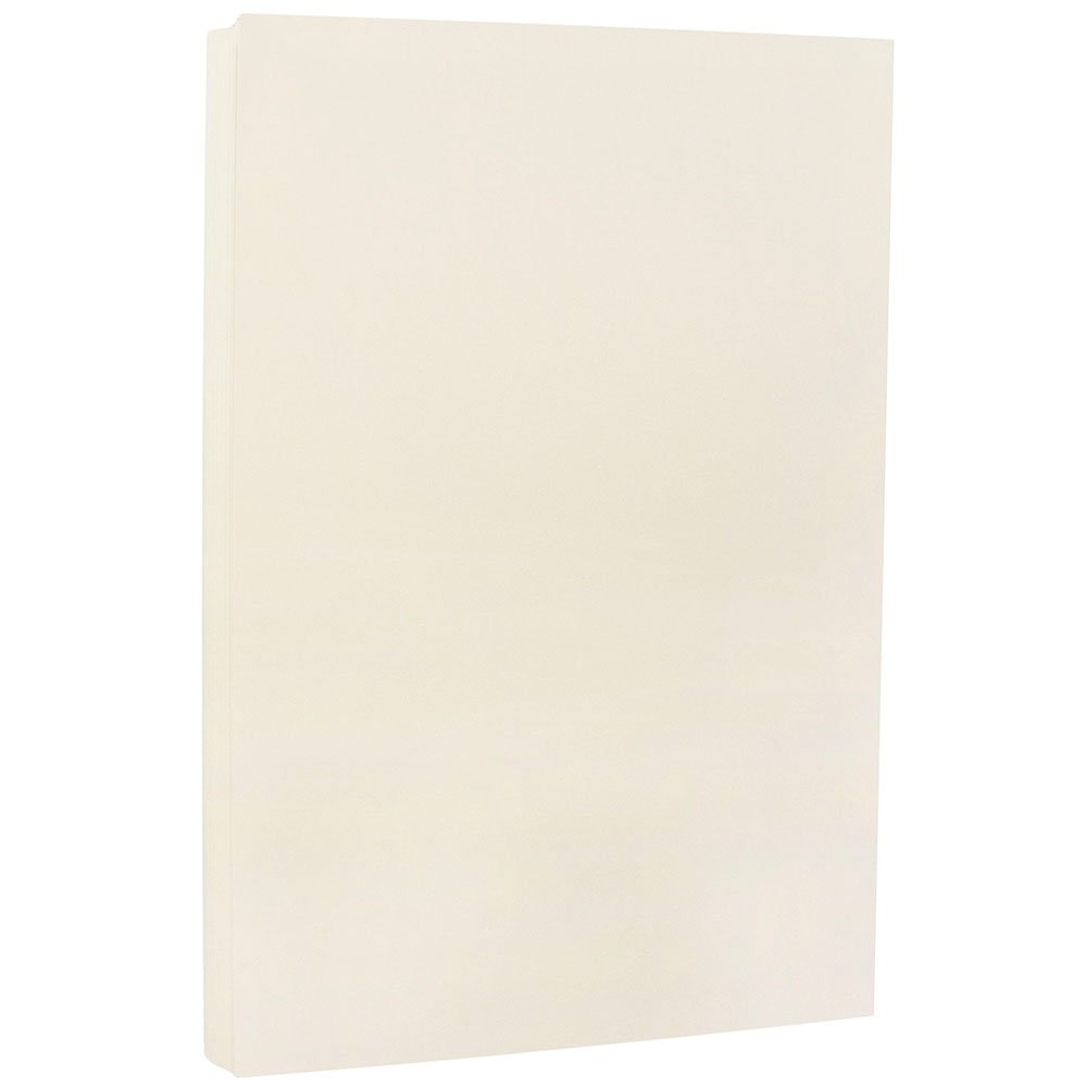 Legal 80lb Cardstock - 8.5x14 Coverstock, 216 GSM Ivory White - 50 Sheets for Crafting & Invitations