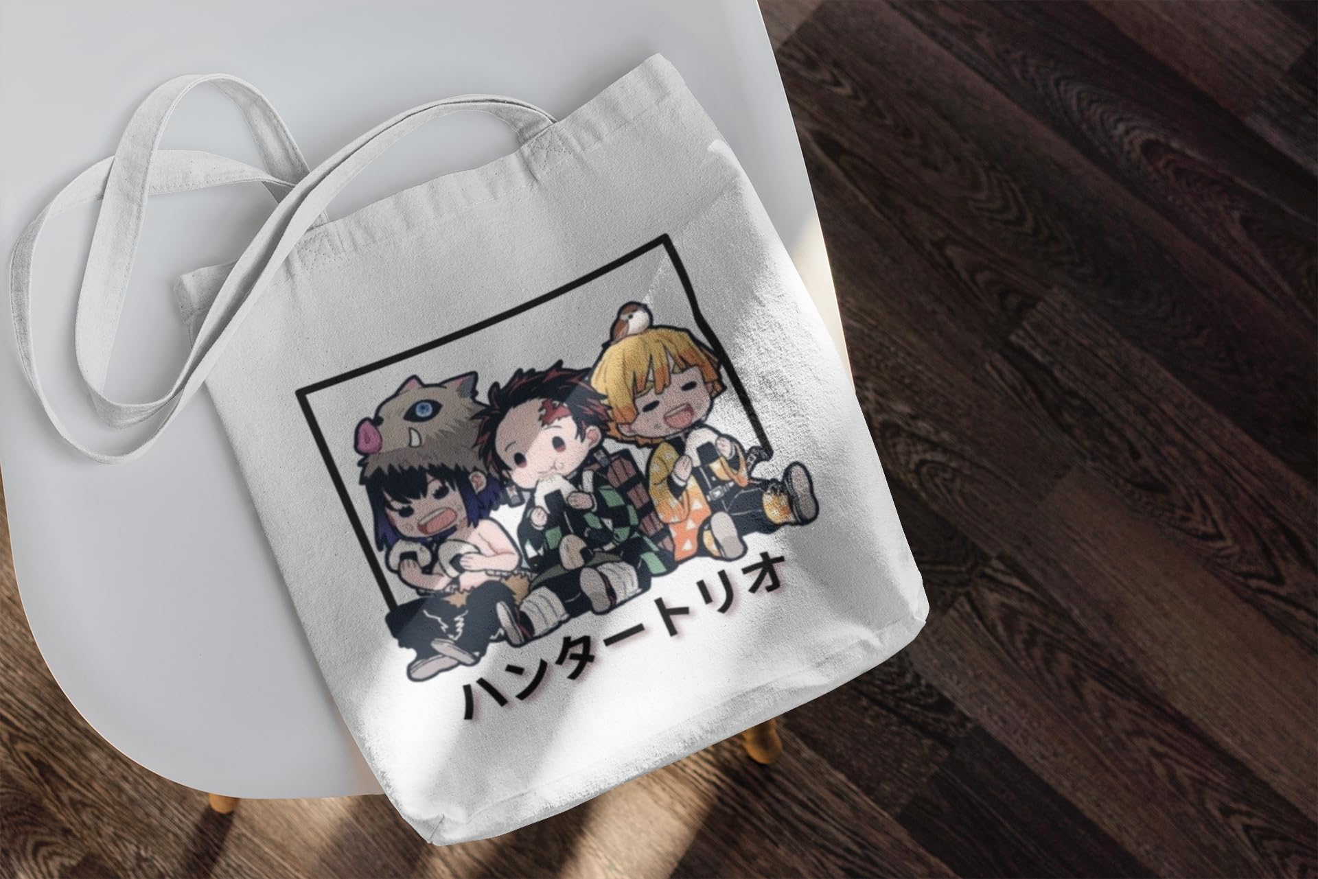 Eshaaver Anime Haven Tote Bag - Lightweight & Durable Anime Themed Shoulder Bag for School, Work & Shopping - Perfect Gift for Anime Fans & Otaku Culture Lovers