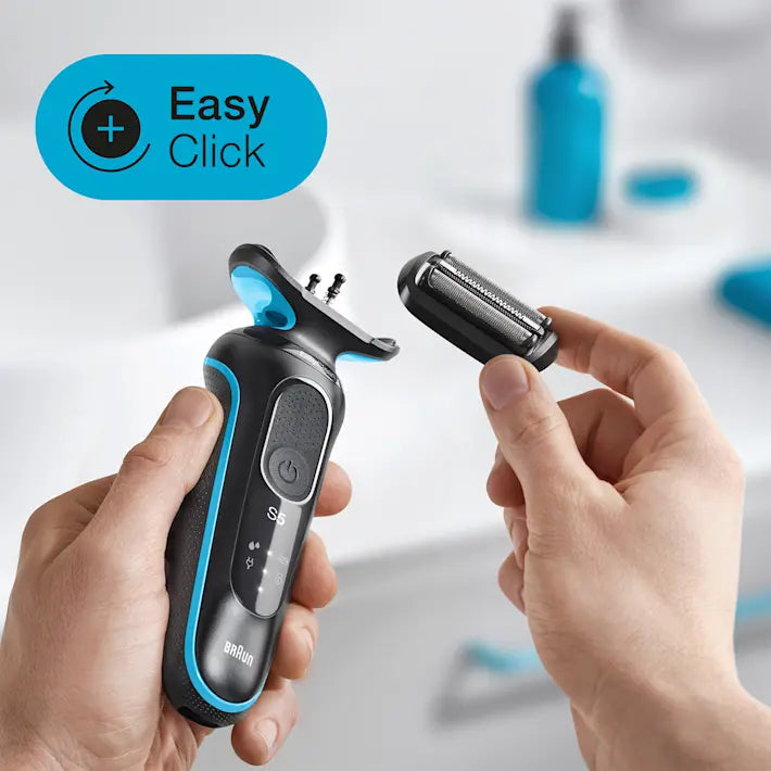 Philips Series 5000 Wet & Dry Electric Shaver for Men - 51M1000s Rechargeable Cordless Razor with Precision Blades - Perfect for Travel, Gym & Daily Shaving Routine