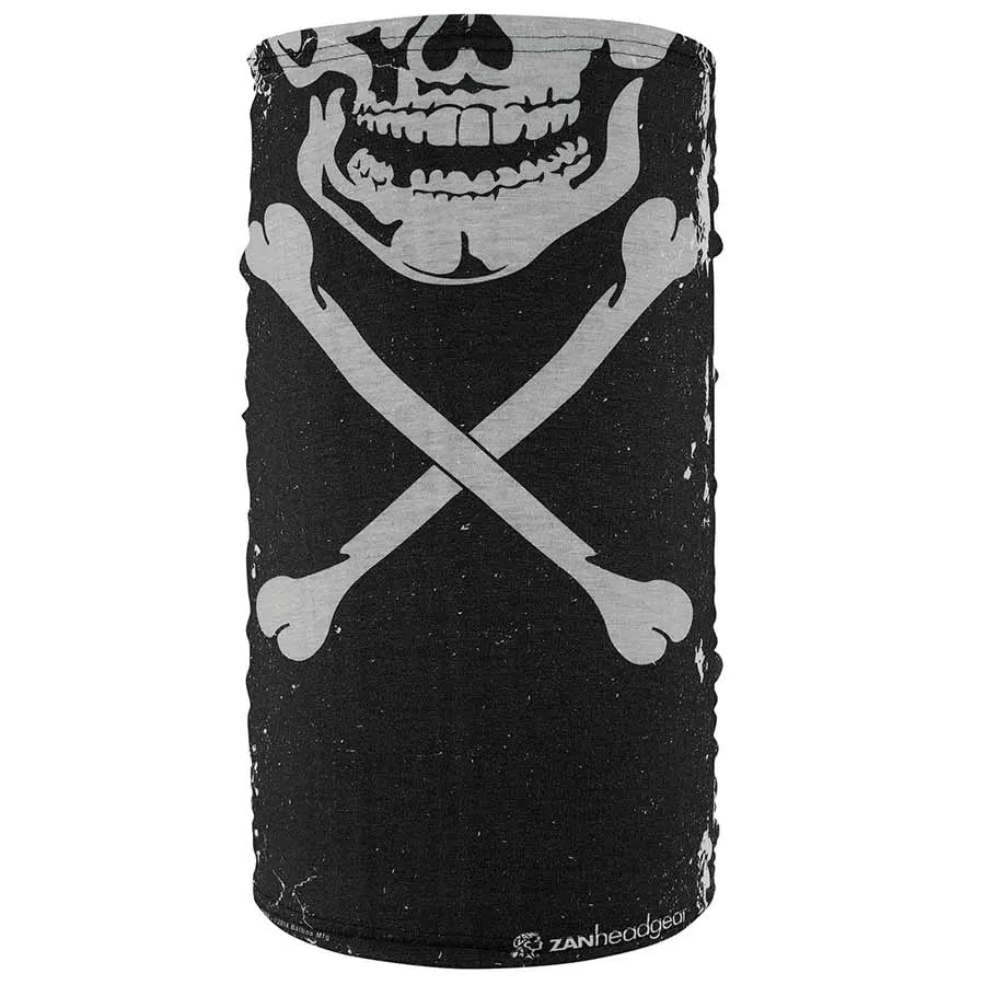 ZANheadgear Skull and Crossbones Motley Tube - Stylish Bandana for Motorcycle Riders, Bikers, and Outdoor Enthusiasts
