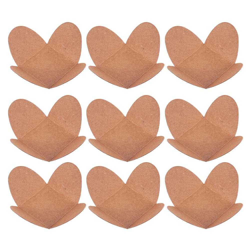 Hemoton 200pcs Kraft Paper Baking Cups - Chocolate Truffle Wrappers for Candy & Mini Snacks