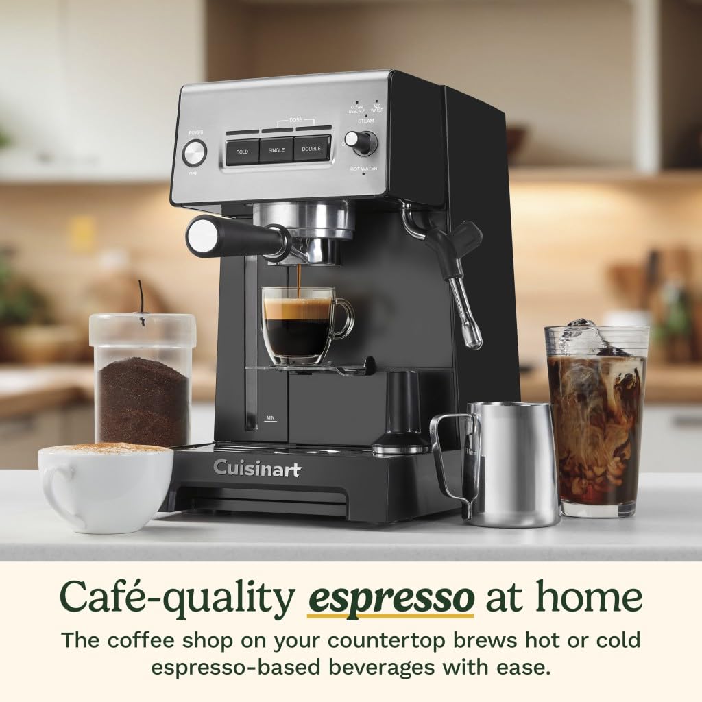 Cuisinart Espresso Bar™ Espresso Maker - Automatic Coffee Machine for Home & Office, Perfect for Lattes, Cappuccinos & Americanos