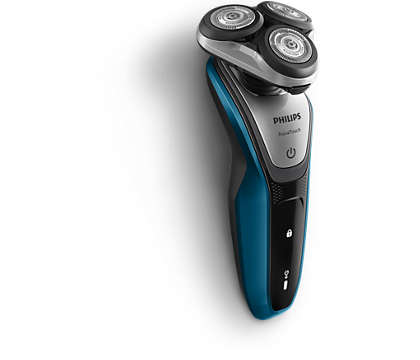 Philips Series 5000 Wet & Dry Electric Shaver for Men - Rechargeable Cordless Razor with Dual Precision Blades - Perfect for Travel, Gym & Daily Shaving