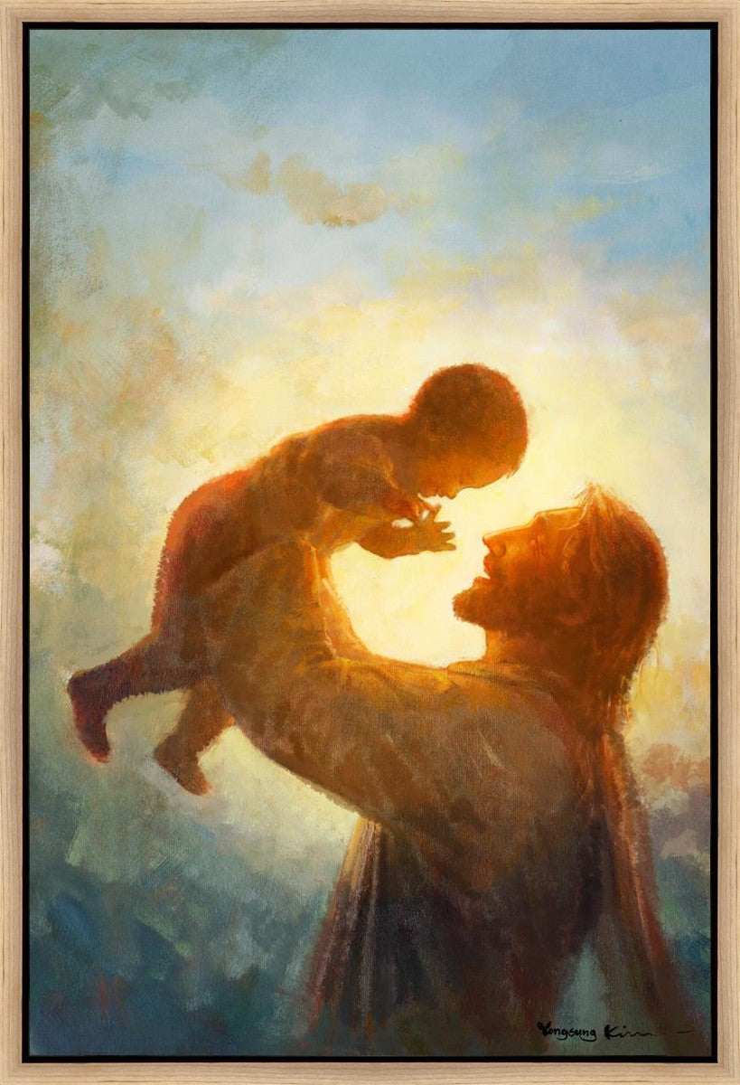 Heaven's Gift Gallery Wrap Canvas - Premium Handmade Art for Home Decor, Living Room, Bedroom & Office Wall Art