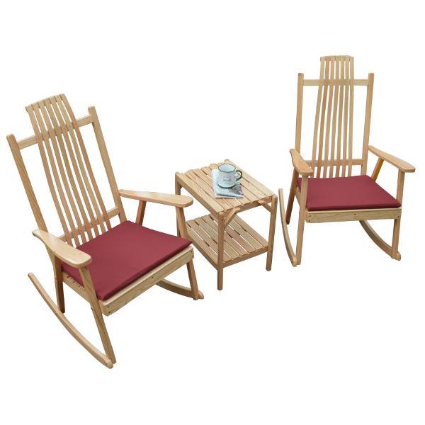 Bent Oak Rocker Chair - Handcrafted Solid Wood Rocking Chair for Living Room, Nursery & Porch - Comfortable & Durable Rocking Chair for Relaxation & Nursing