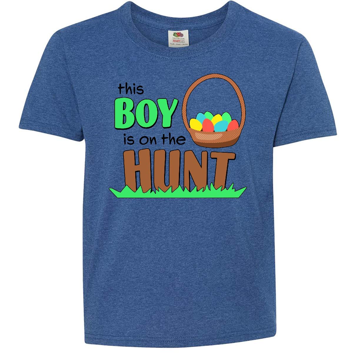 Inktastic Easter Egg Hunt Youth T-Shirt for Boys Holiday Fun