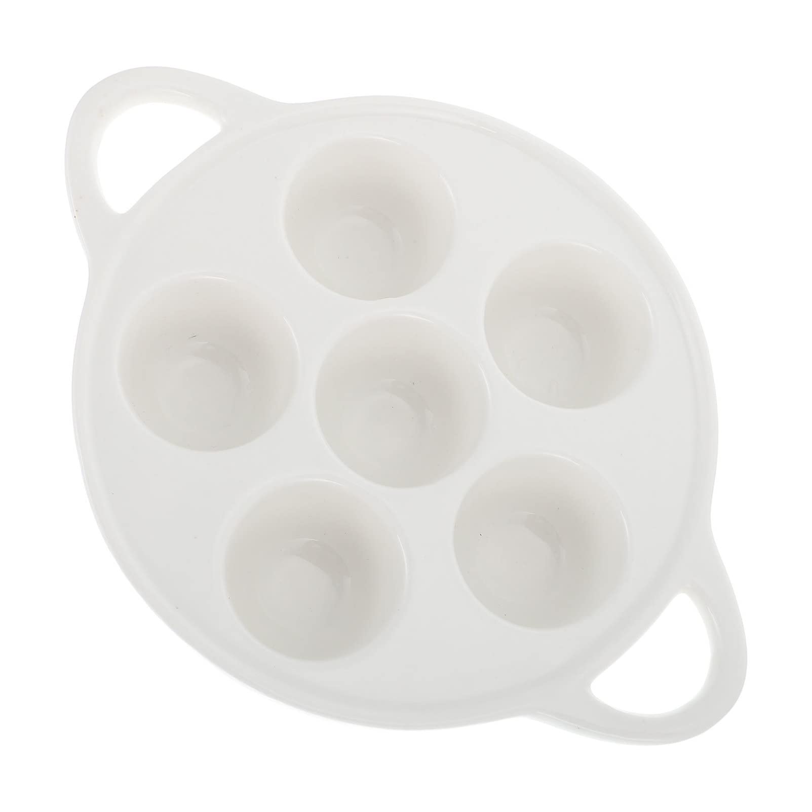 Angoily 6-Compartment Escargot Baking Dishes - Premium Snail Plates for BBQ, Mushrooms & Seafood | Perfect for French Cuisine, Dinner Parties & Restaurant Serving