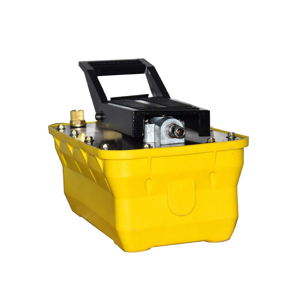 **Eapmic 10000PSI Air Hydraulic Pump with 2.3L Reservoir - Single Acting Foot Actuated Hydraulic Pump with Air Hose for Heavy Machinery, Auto Repair & Industrial Use**    *(Perfect for Hydraulic Presses, Lifting Equipment, and Vehicle Maintenance in Workshops & Garages)*