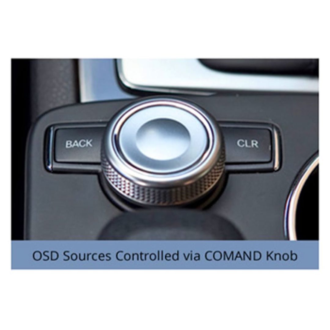 Crux VRFMB 78A Rear and Front View Camera Integration Kit for Mercedes Benz with NTG4.5 Systems - Seamless Sightline Safety View Upgrade (Camera Not Included) - Perfect for Parking Assistance & Blind Spot Monitoring