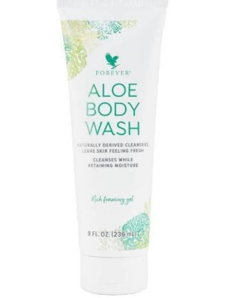 Aloe Vera Body Wash for Dry & Sensitive Skin - Hydrating & Soothing Shower Gel for Men & Women - Perfect for Daily Use & Post-Sun Care
