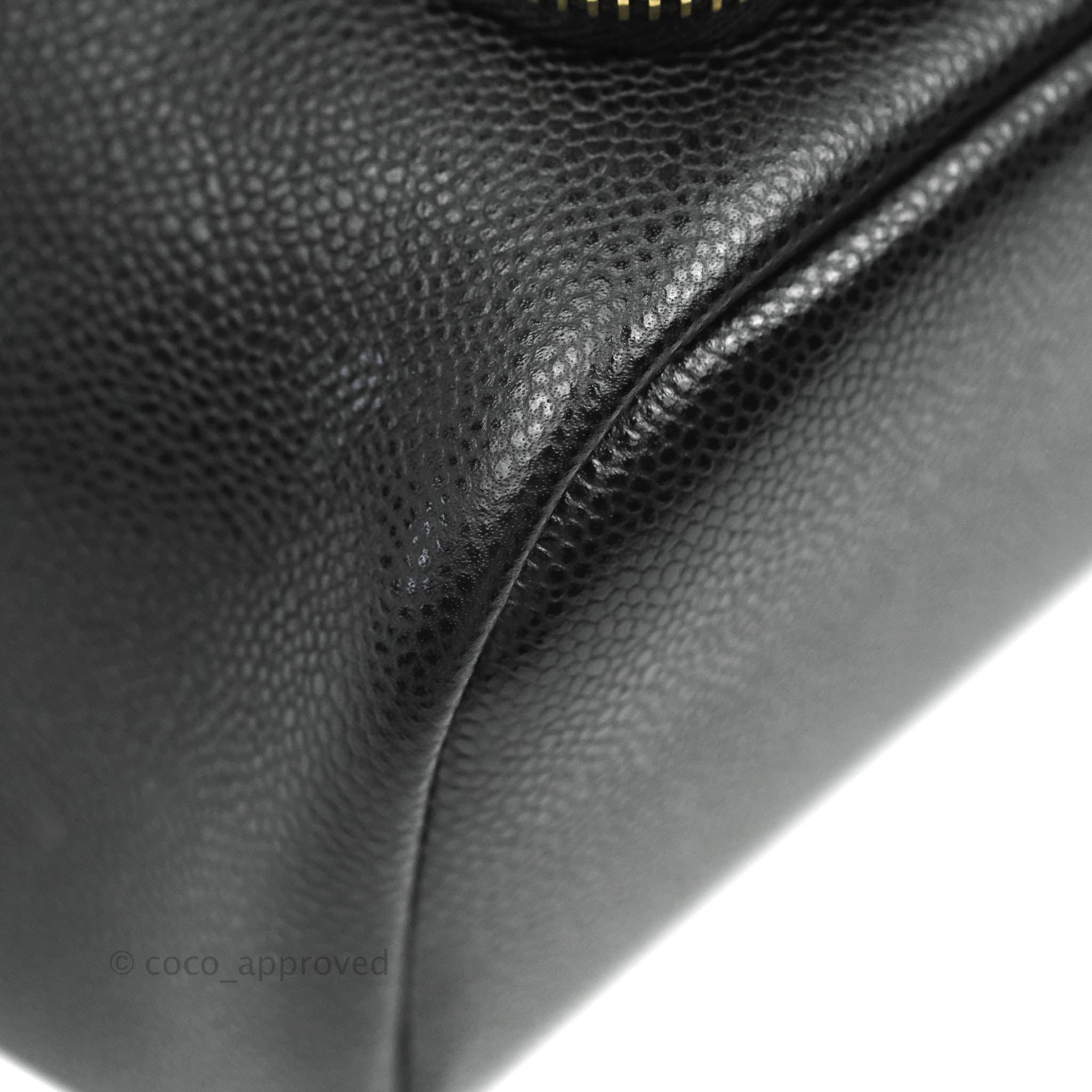 Chanel Business Affinity Drawstring Bucket Bag - Black Caviar Leather with Gold Hardware (21P Collection) | Luxury Crossbody Handbag for Work, Travel & Everyday Use