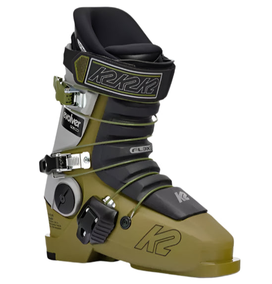 K2 Junior's Evolver Ski Boots 2025 - Kids' Adjustable Ski Boots for Boys & Girls - Perfect for Alpine Skiing and Snowboarding Adventures