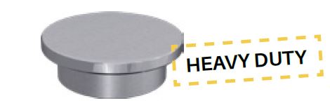 MOD50 Post Top Cap for 50mm Diameter Stainless Steel Posts - Durable Outdoor Fence & Gate Post Cover for Garden, Yard, and Pool Safety