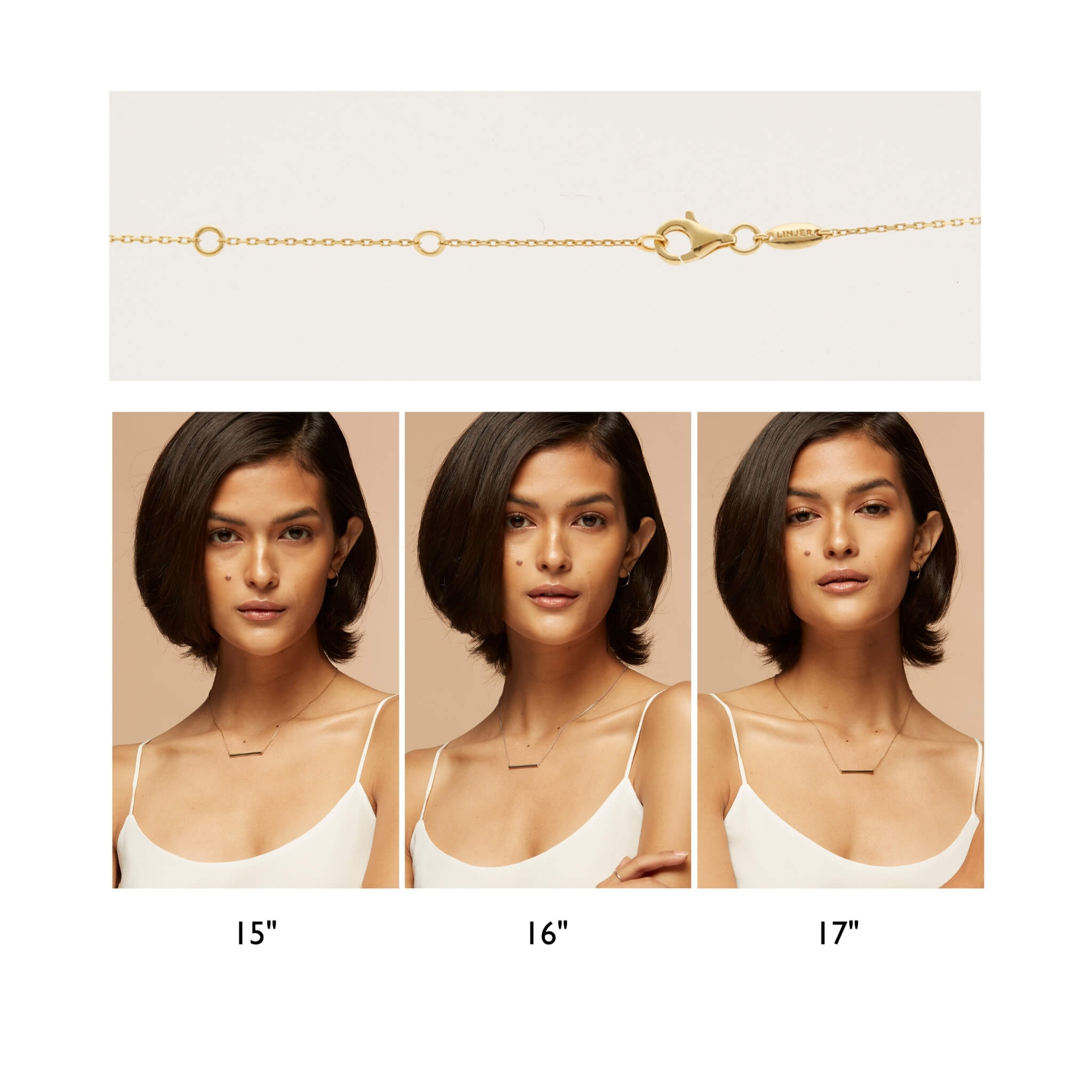 Elegant Bar Necklace for Women - Minimalist Gold Pendant Jewelry Gift for Her - Perfect for Everyday Wear, Date Nights & Special Occasions
