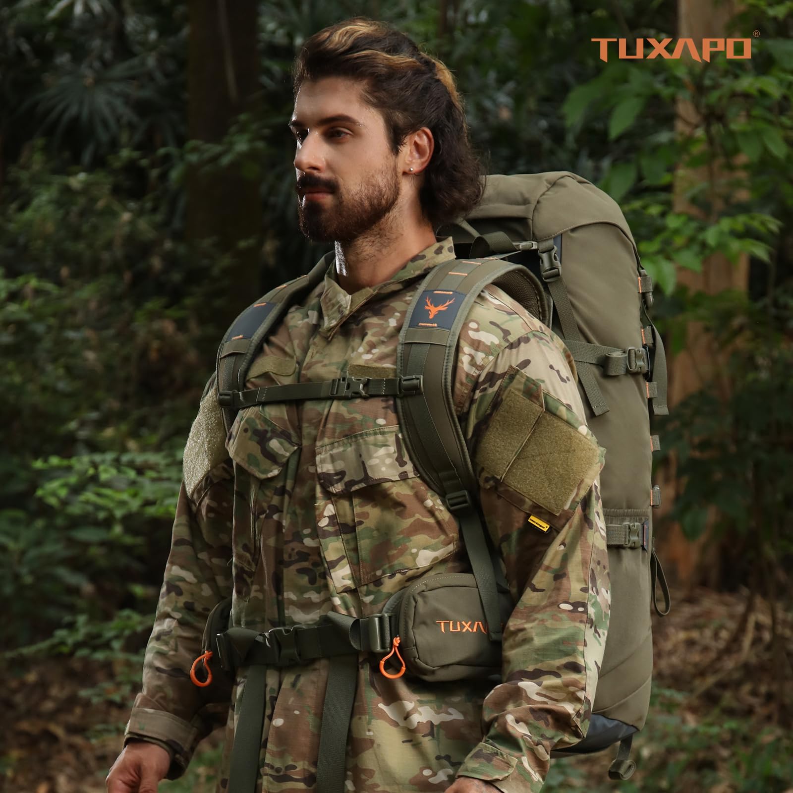 40L Internal Frame Backpack for Hiking, Camping & Hunting - Lightweight Waterproof Backpack with Rain Cover - Perfect for Outdoor Adventures & Travel Gear