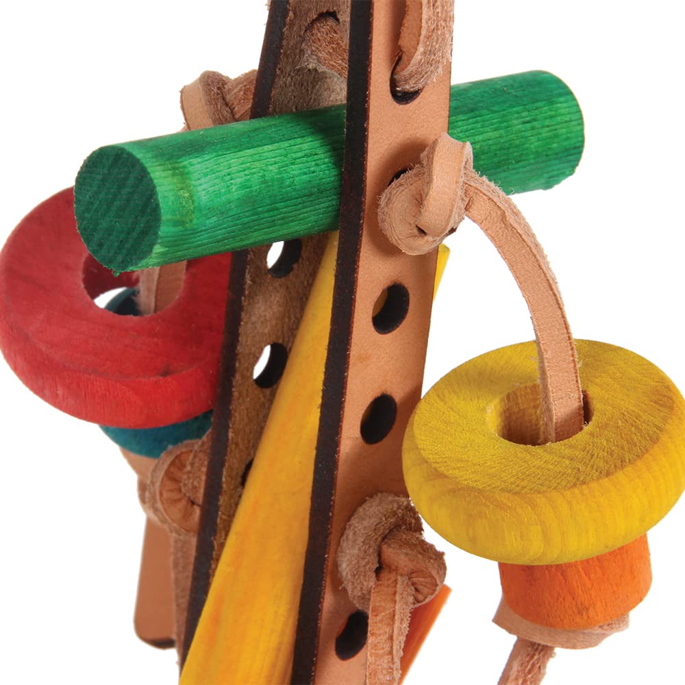 8-Inch Caterpillar Bird Toy - Interactive & Chewable Pet Toy for Parrots, Cockatiels & Small Birds - Perfect for Playtime & Training