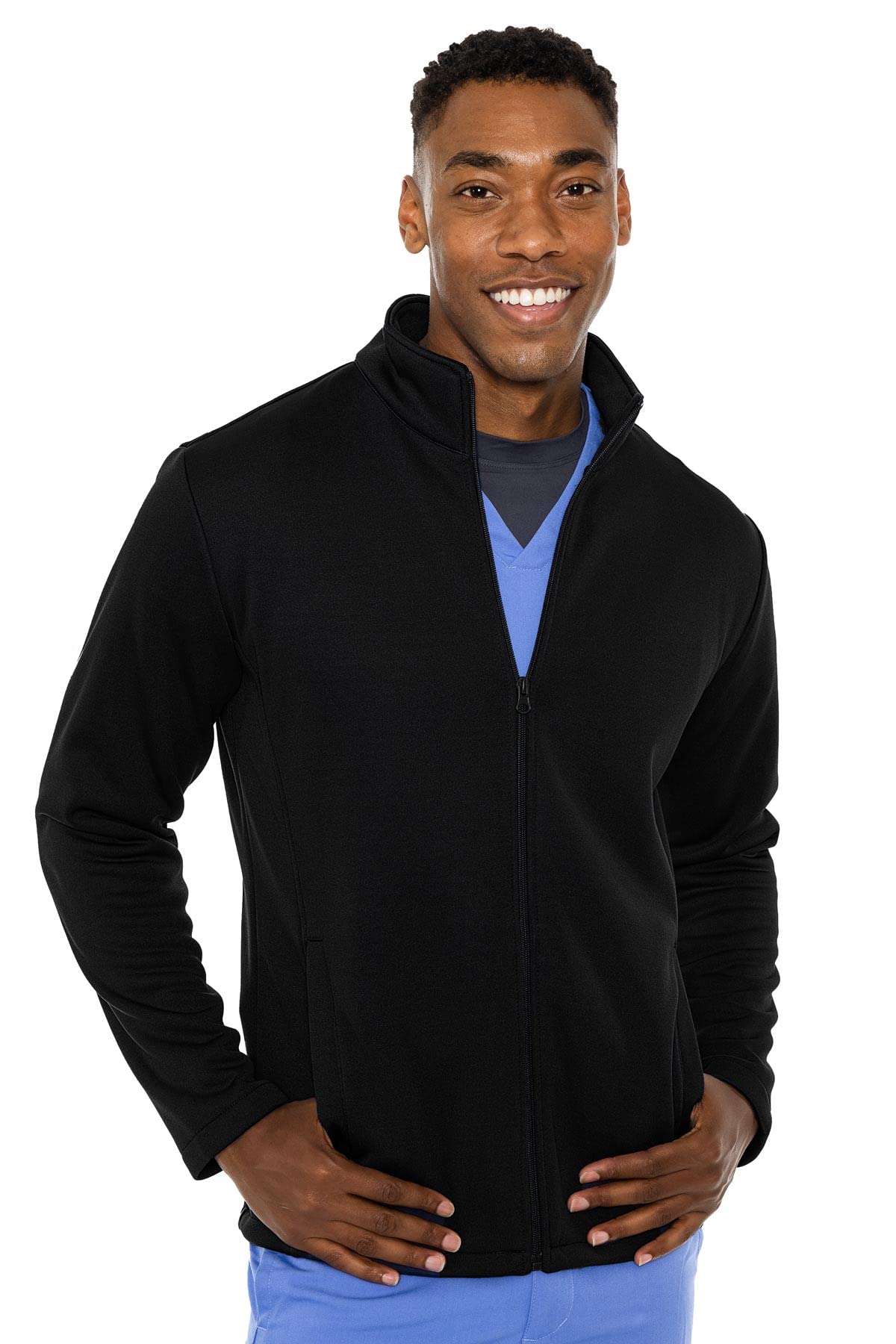 Med Couture Men's Bonded Fleece Jacket - Warm Winter Outerwear for Men | Soft & Comfortable Fleece Coat for Outdoor Activities, Hiking & Casual Wear