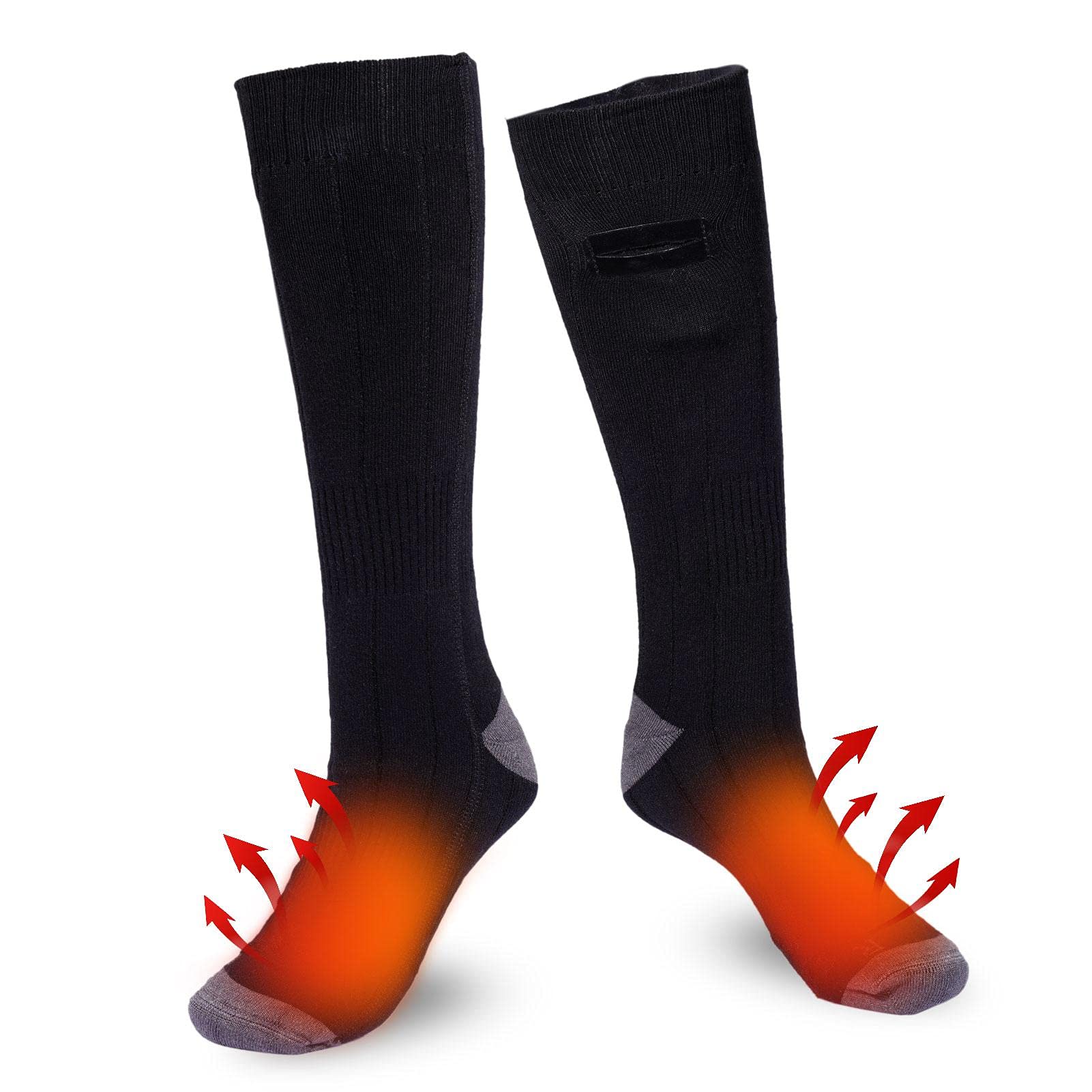 Rechargeable Electric Heated Socks for Men & Women - Winter Thermal Foot Warmers for Hunting, Skiing, Cycling, Fishing & Hiking | Perfect for Outdoor Sports, Cold Weather Activities & Extreme Adventures