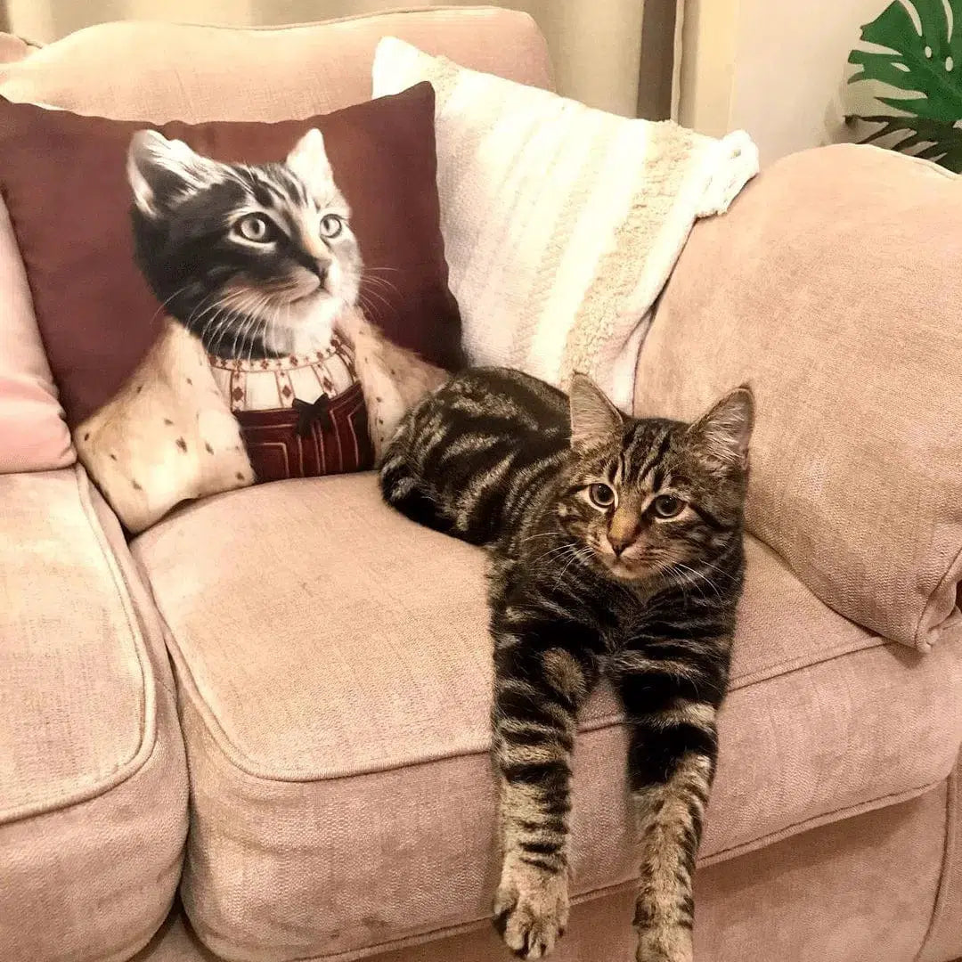 The Young King Custom Throw Pillow - Personalized Home Decor for Sofa, Bed & Nursery - Perfect Gift for Housewarming & Birthday Presents